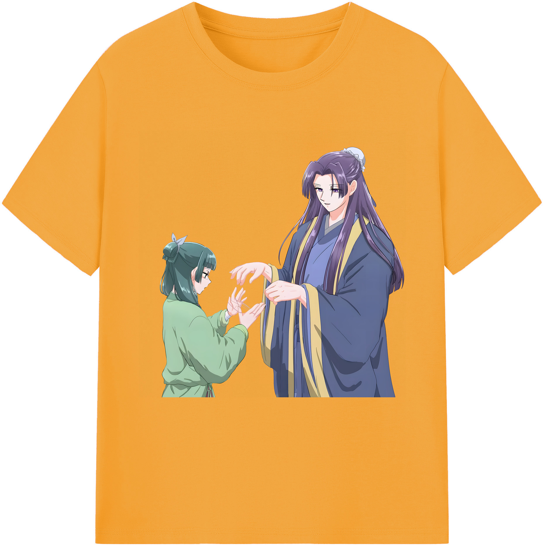 （画像用） 薬屋のひとりごと The Apothecary Diaries レディースカジュアルプリントTシャツ（綿100％）
