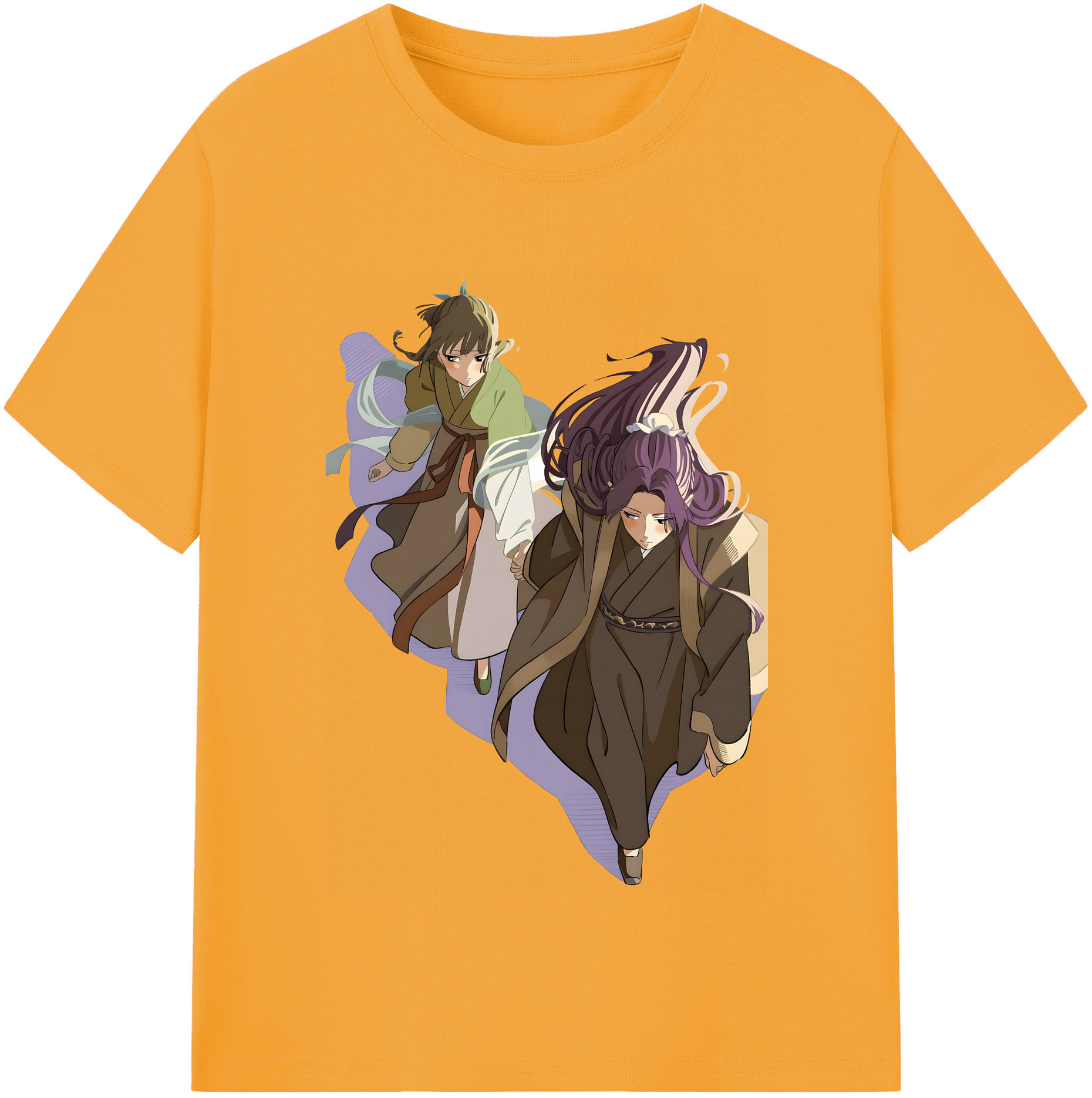 （画像用） 薬屋のひとりごと The Apothecary Diaries レディースカジュアルプリントTシャツ（綿100％）