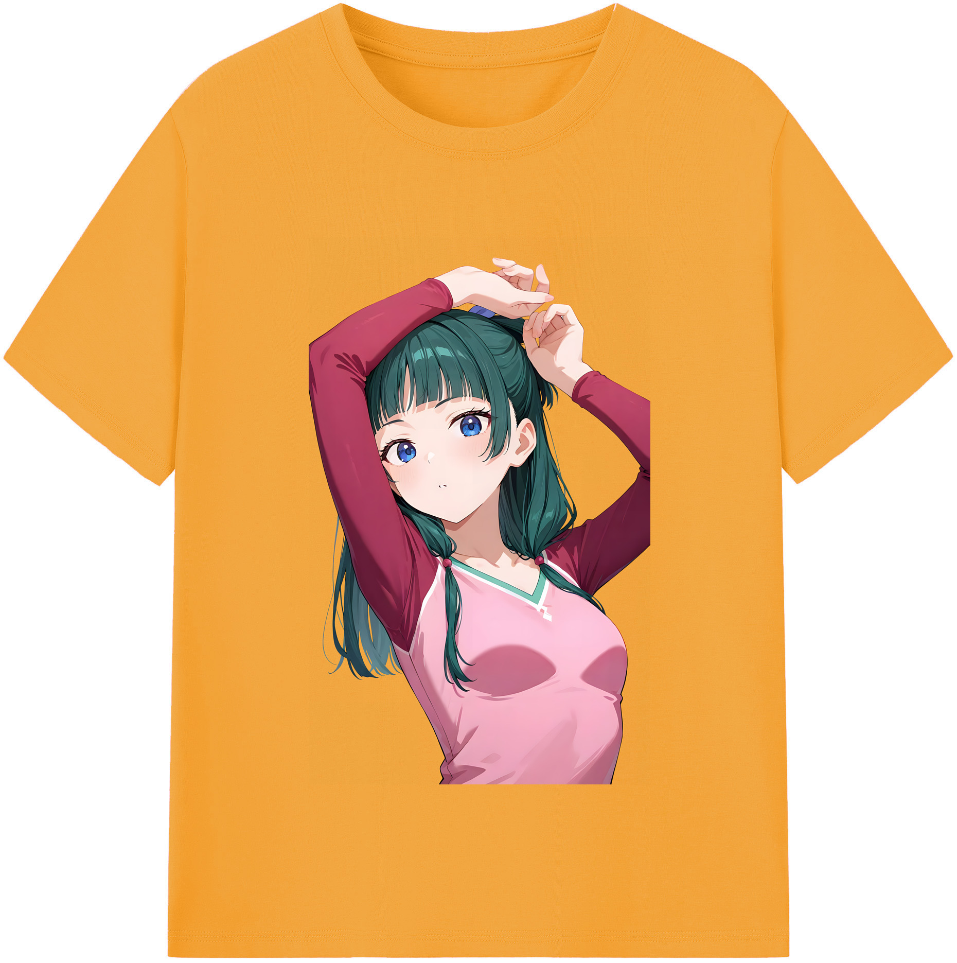 （画像用） 薬屋のひとりごと The Apothecary Diaries レディースカジュアルプリントTシャツ（綿100％）