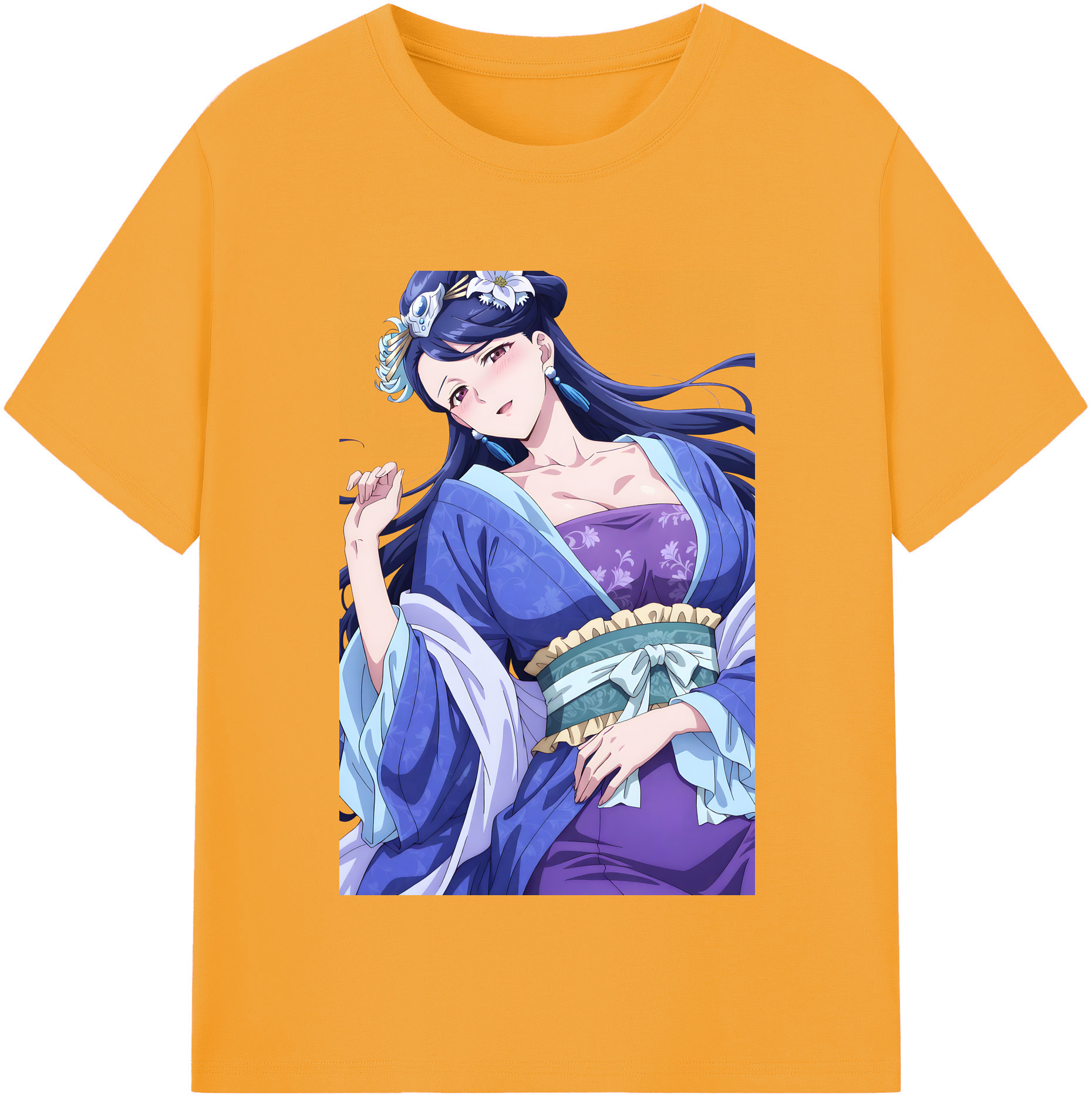 （画像用） 薬屋のひとりごと The Apothecary Diaries レディースカジュアルプリントTシャツ（綿100％）