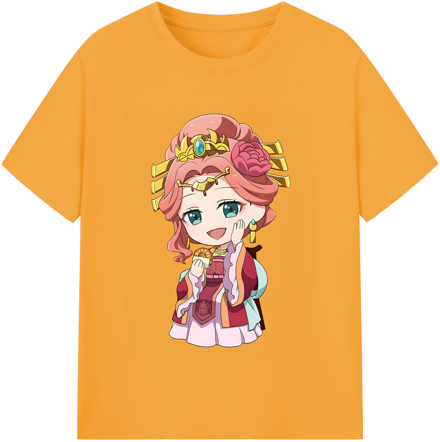 （画像用） 薬屋のひとりごと The Apothecary Diaries レディースカジュアルプリントTシャツ（綿100％）