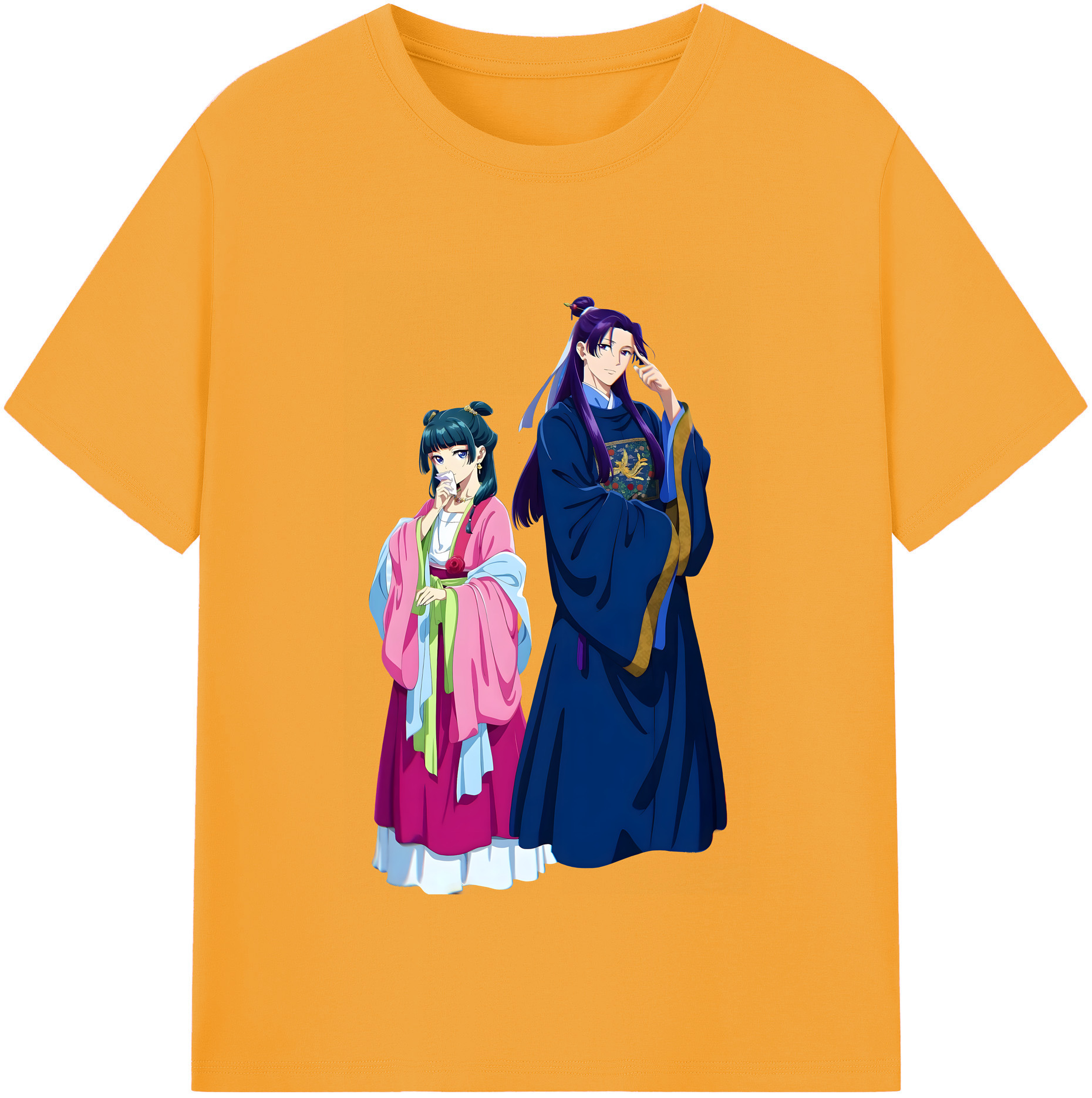 （画像用） 薬屋のひとりごと The Apothecary Diaries レディースカジュアルプリントTシャツ（綿100％）