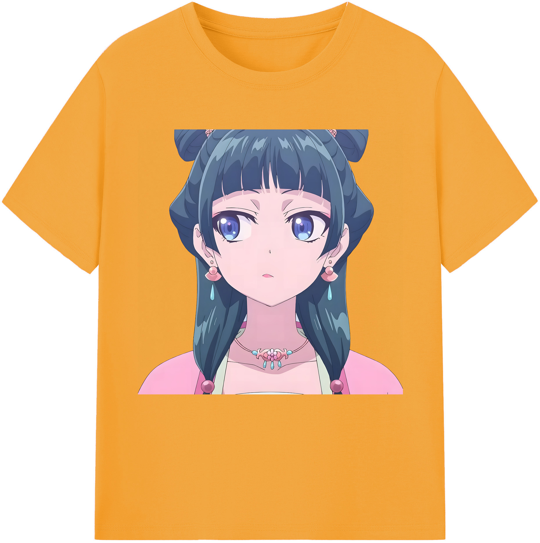 （画像用） 薬屋のひとりごと The Apothecary Diaries レディースカジュアルプリントTシャツ（綿100％）