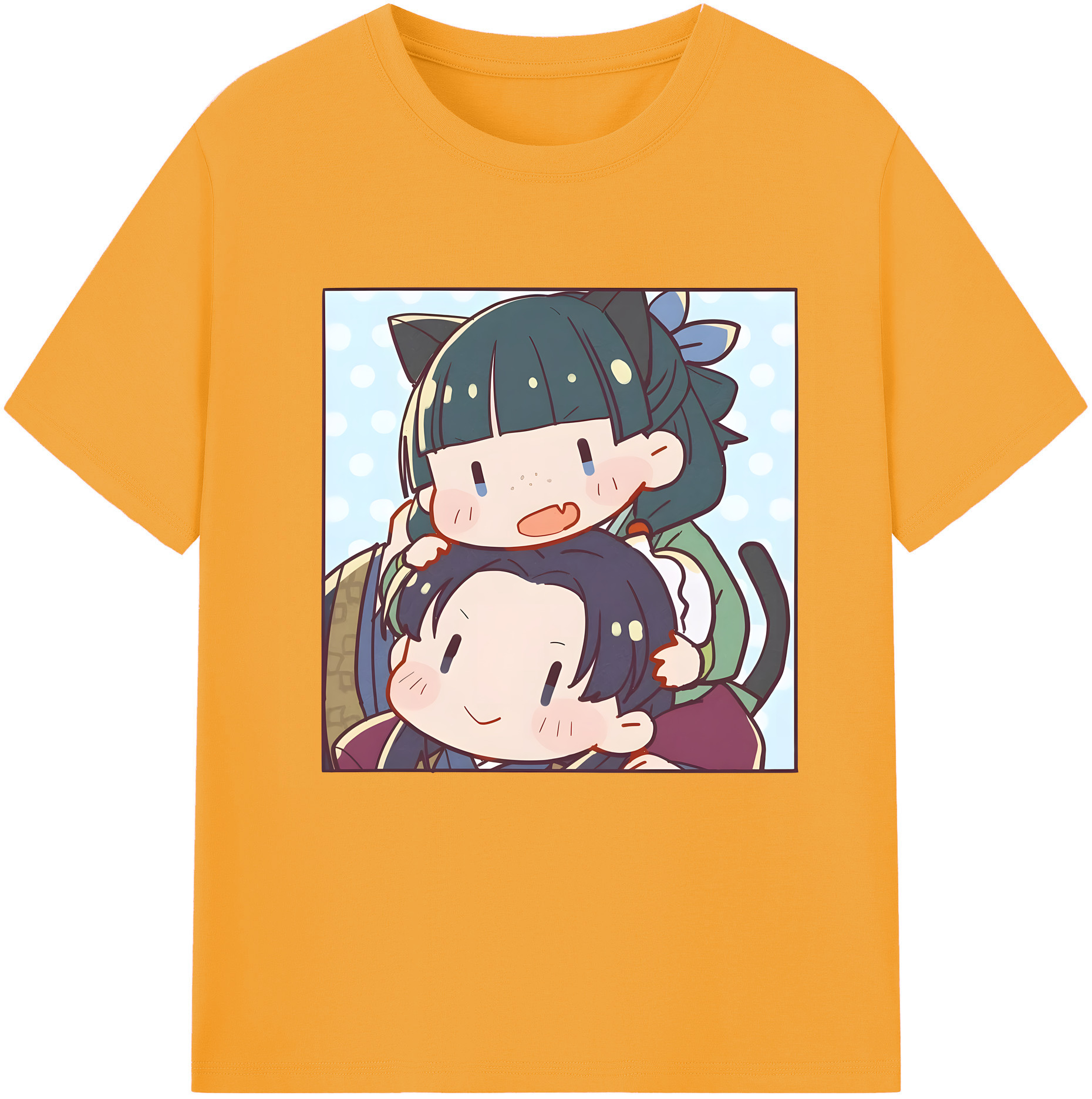 （画像用） 薬屋のひとりごと The Apothecary Diaries レディースカジュアルプリントTシャツ（綿100％）