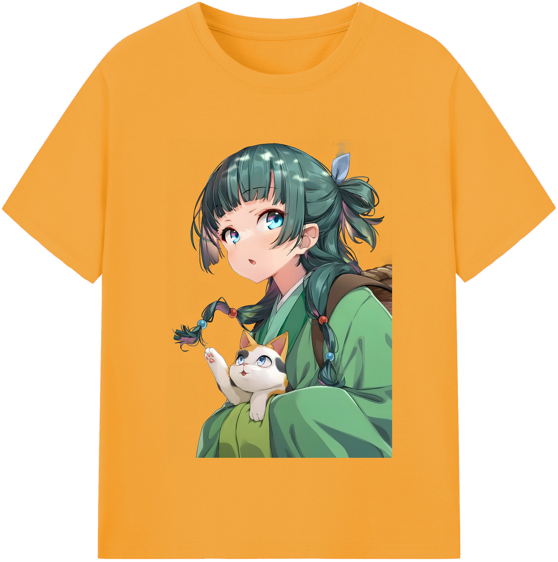 （画像用） 薬屋のひとりごと The Apothecary Diaries レディースカジュアルプリントTシャツ（綿100％）