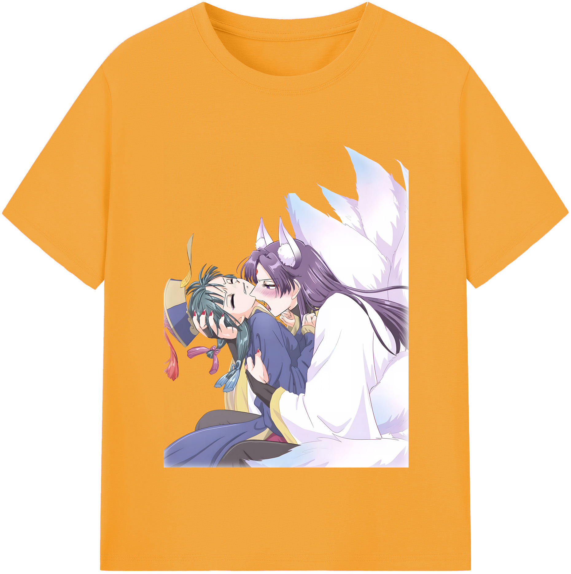 （画像用） 薬屋のひとりごと The Apothecary Diaries レディースカジュアルプリントTシャツ（綿100％）