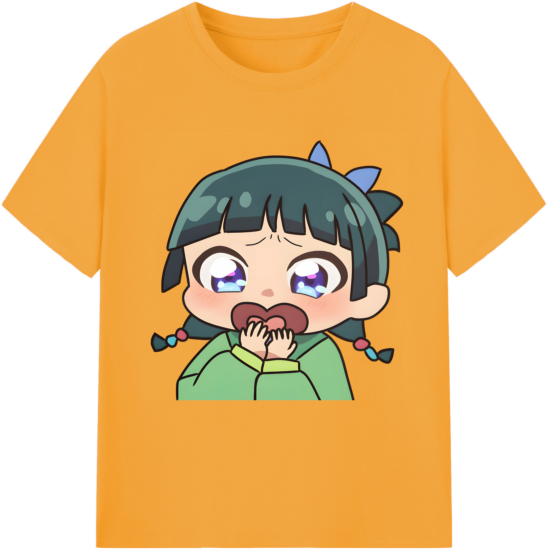 （画像用） 薬屋のひとりごと The Apothecary Diaries レディースカジュアルプリントTシャツ（綿100％）
