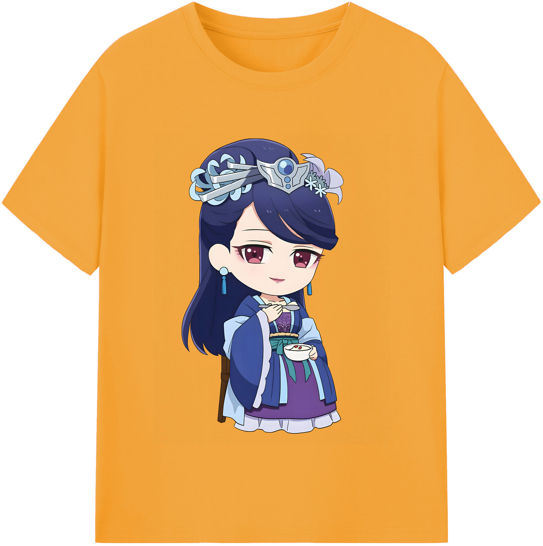 （画像用） 薬屋のひとりごと The Apothecary Diaries レディースカジュアルプリントTシャツ（綿100％）