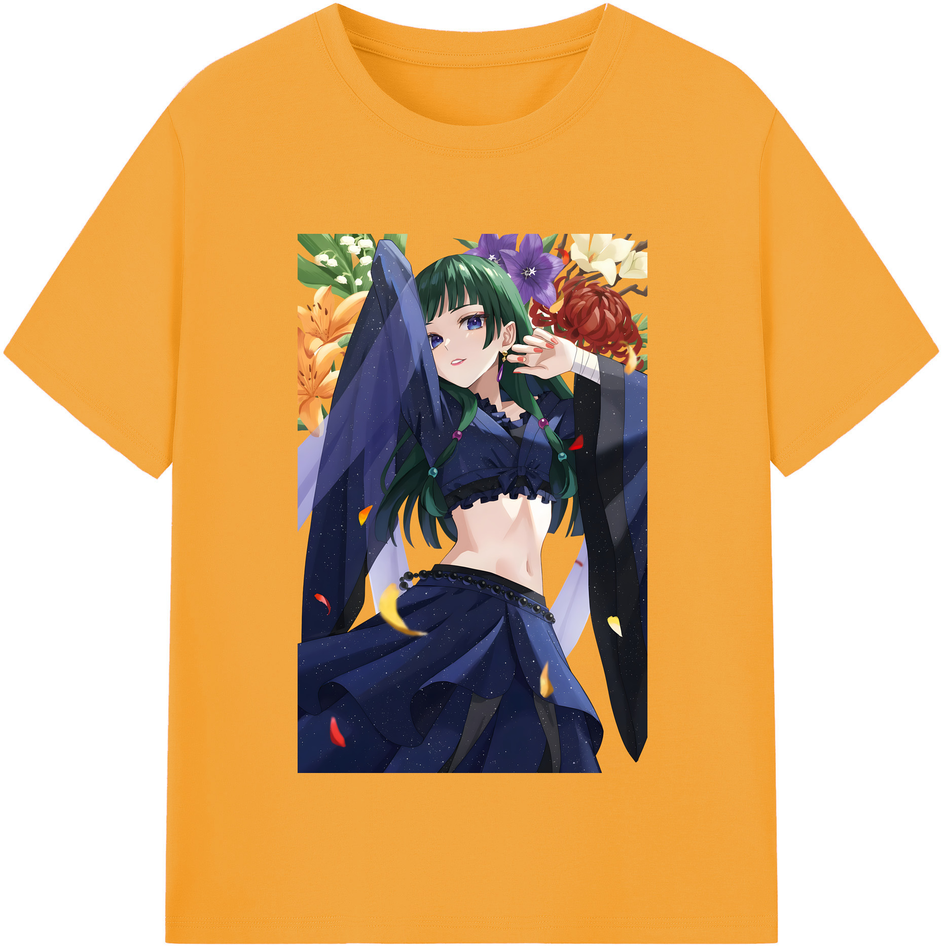 （画像用） 薬屋のひとりごと The Apothecary Diaries レディースカジュアルプリントTシャツ（綿100％）