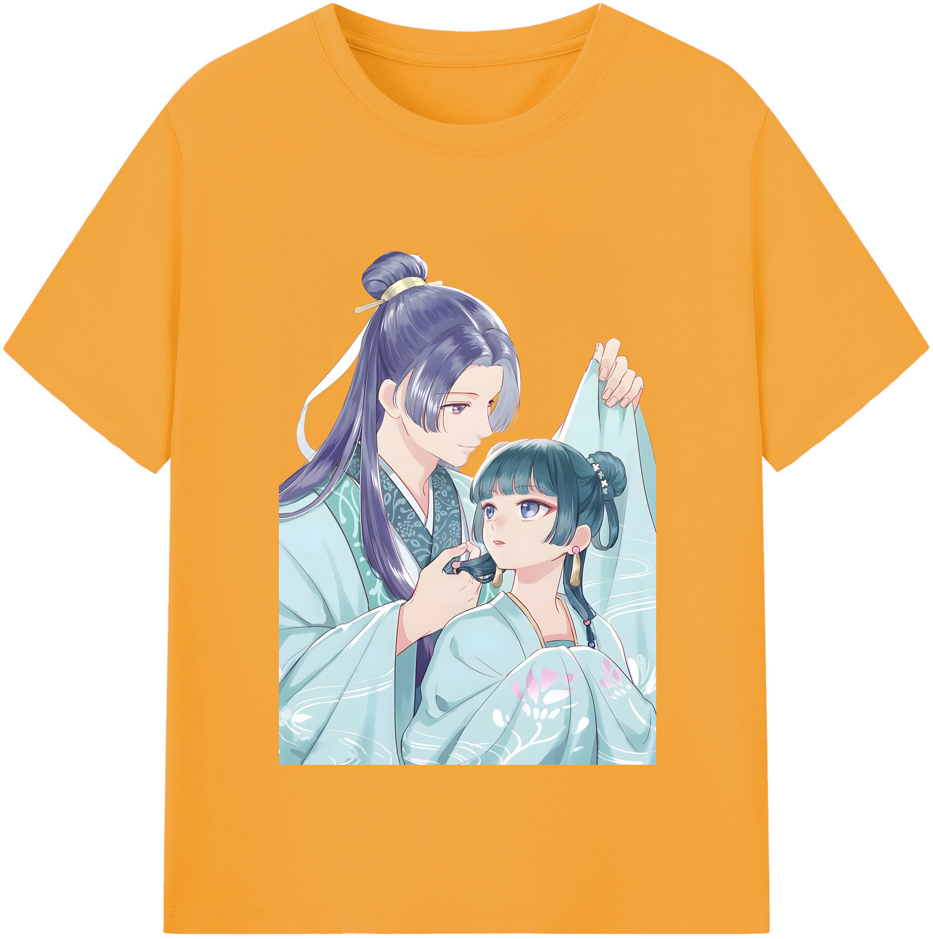 （画像用） 薬屋のひとりごと The Apothecary Diaries レディースカジュアルプリントTシャツ（綿100％）