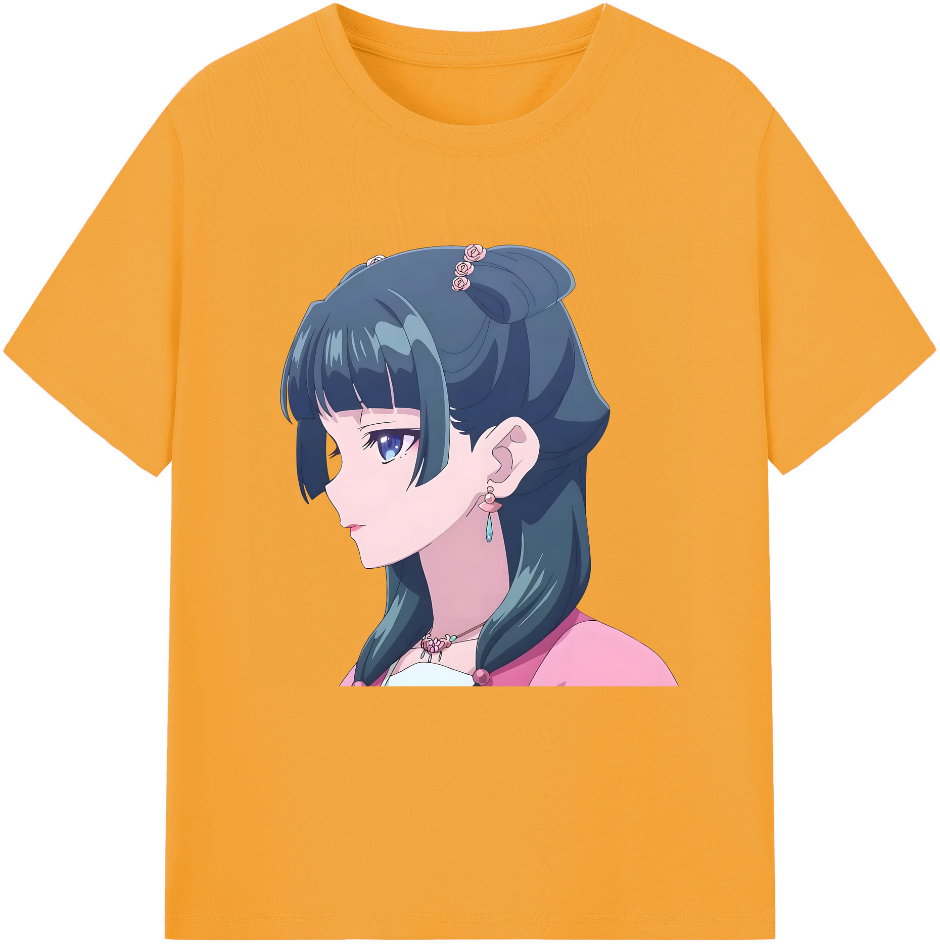 （画像用） 薬屋のひとりごと The Apothecary Diaries レディースカジュアルプリントTシャツ（綿100％）