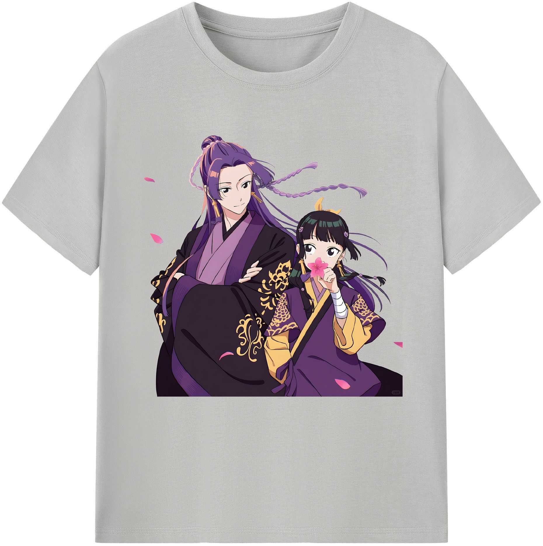 （画像用） 薬屋のひとりごと The Apothecary Diaries レディースカジュアルプリントTシャツ（綿100％）