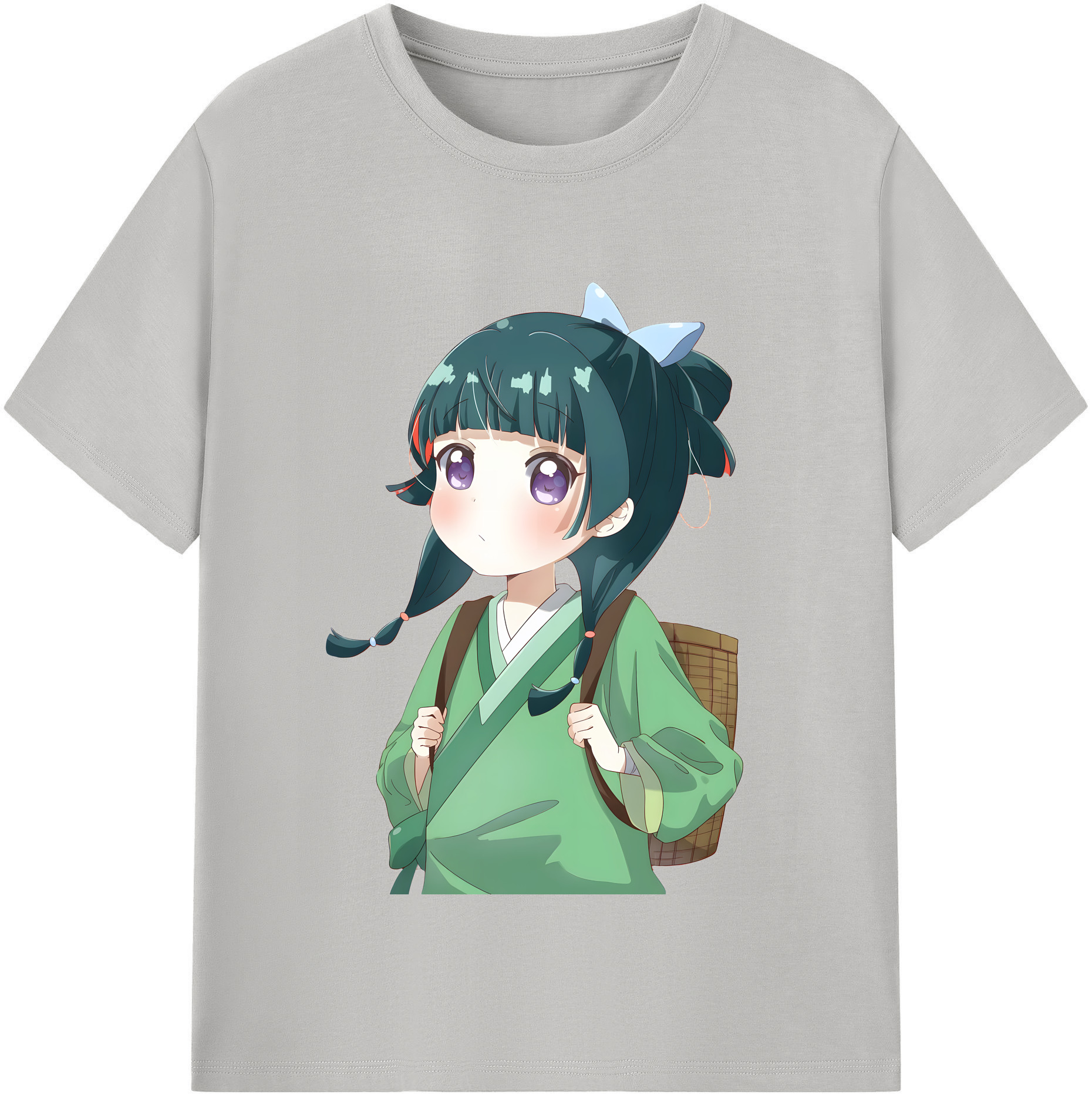 （画像用） 薬屋のひとりごと The Apothecary Diaries レディースカジュアルプリントTシャツ（綿100％）