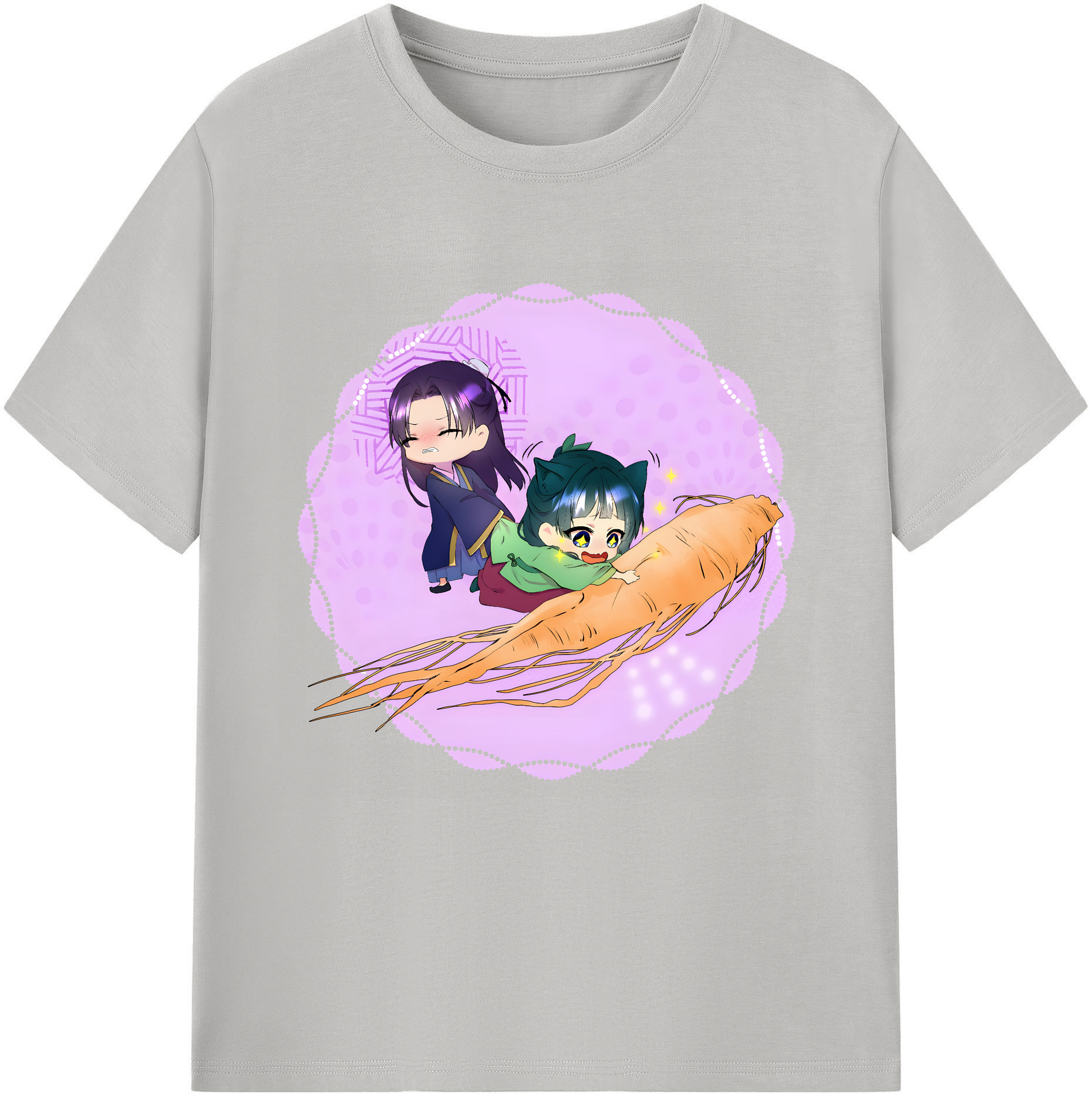 （画像用） 薬屋のひとりごと The Apothecary Diaries レディースカジュアルプリントTシャツ（綿100％）