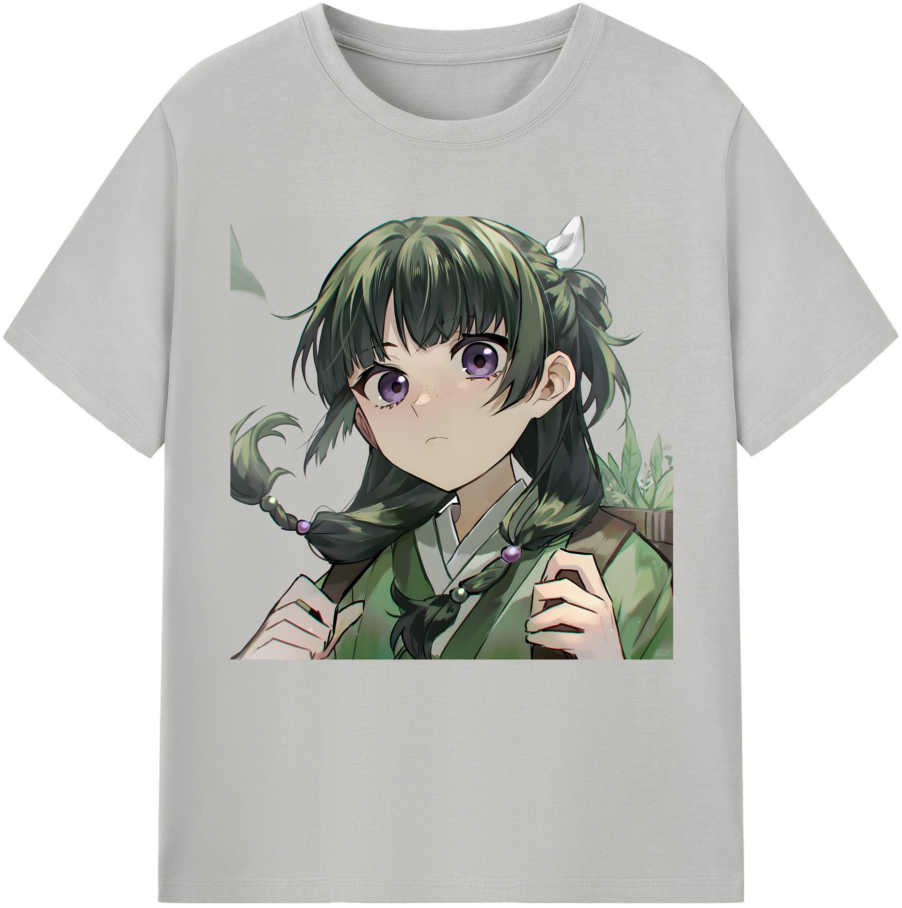 （画像用） 薬屋のひとりごと The Apothecary Diaries レディースカジュアルプリントTシャツ（綿100％）