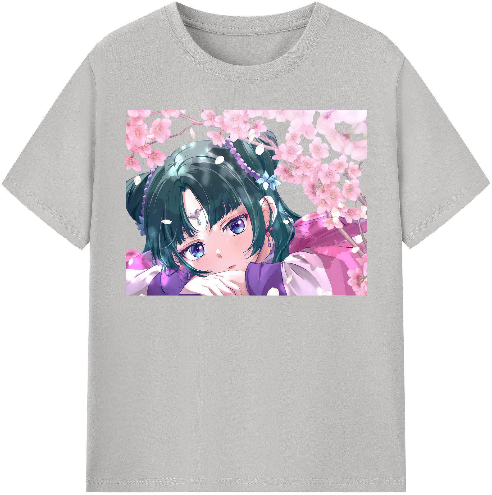 （画像用） 薬屋のひとりごと The Apothecary Diaries レディースカジュアルプリントTシャツ（綿100％）