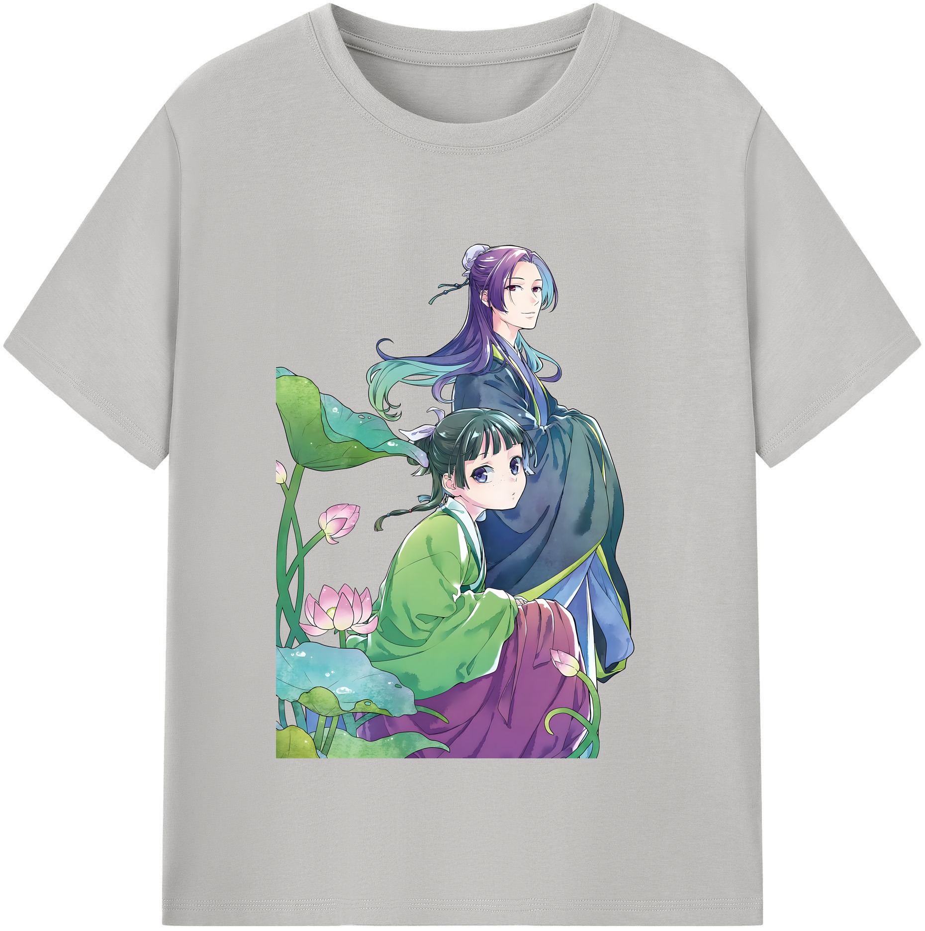 （画像用） 薬屋のひとりごと The Apothecary Diaries レディースカジュアルプリントTシャツ（綿100％）