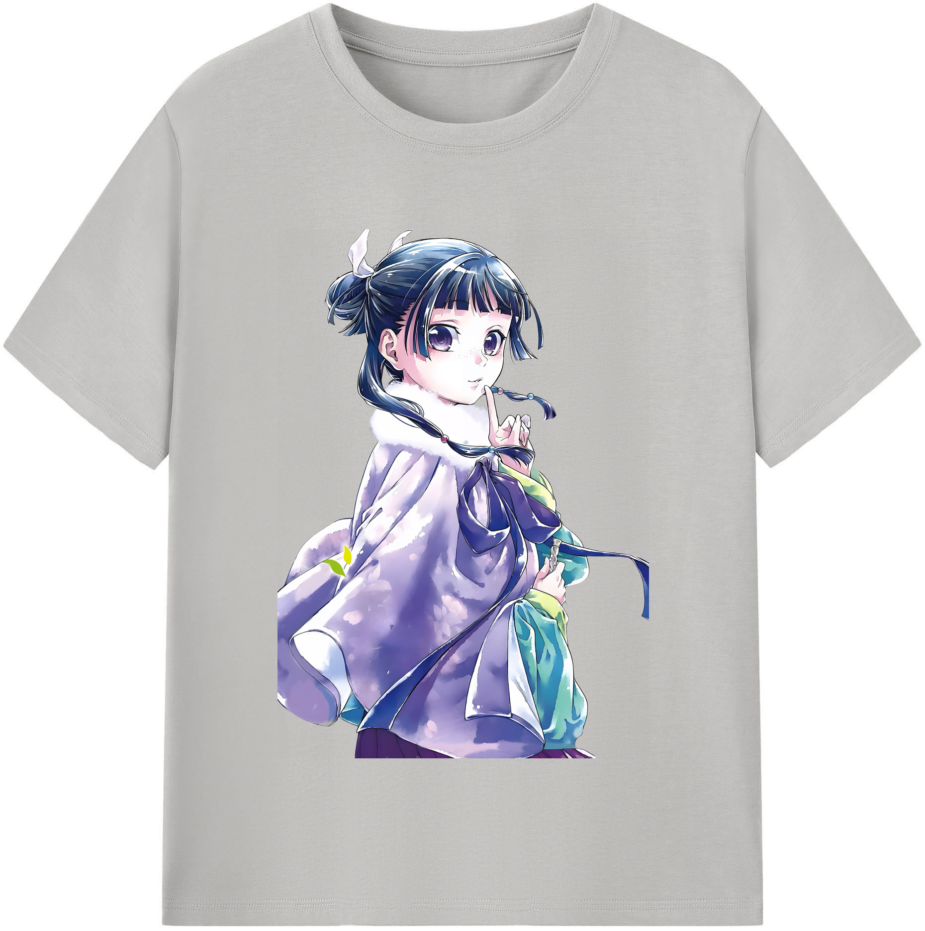 （画像用） 薬屋のひとりごと The Apothecary Diaries レディースカジュアルプリントTシャツ（綿100％）