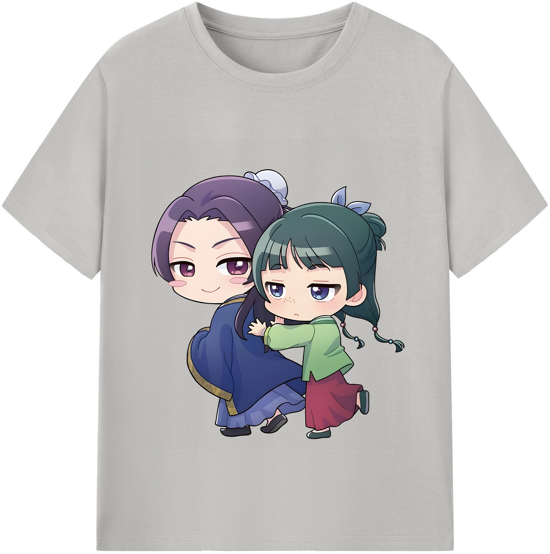 （画像用） 薬屋のひとりごと The Apothecary Diaries レディースカジュアルプリントTシャツ（綿100％）