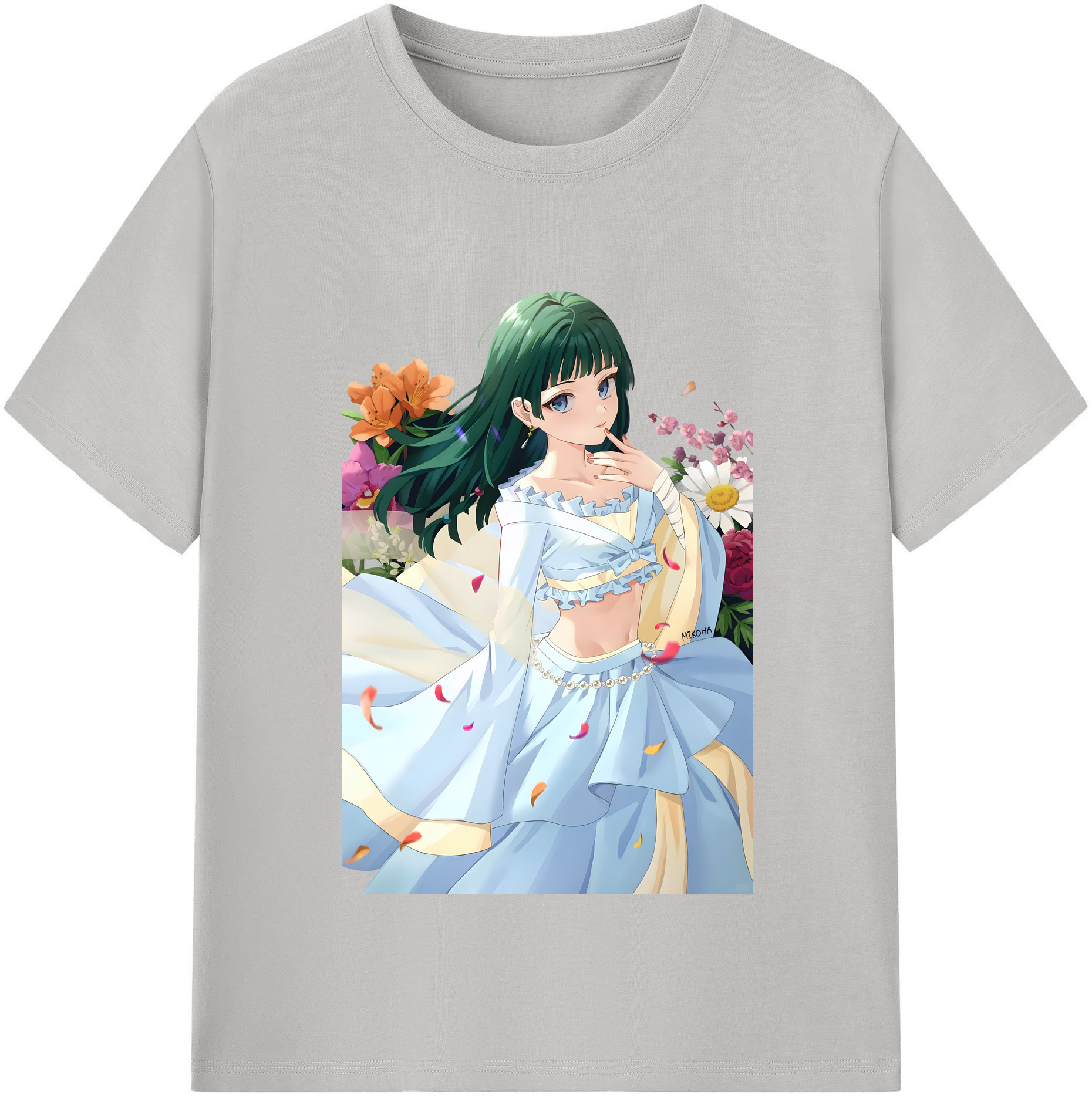（画像用） 薬屋のひとりごと The Apothecary Diaries レディースカジュアルプリントTシャツ（綿100％）