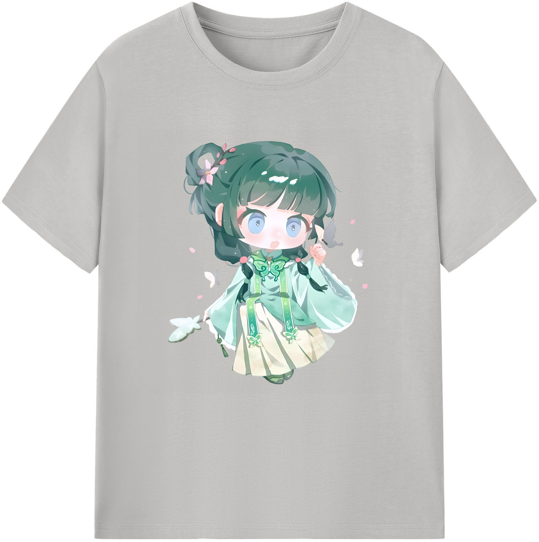 （画像用） 薬屋のひとりごと The Apothecary Diaries レディースカジュアルプリントTシャツ（綿100％）