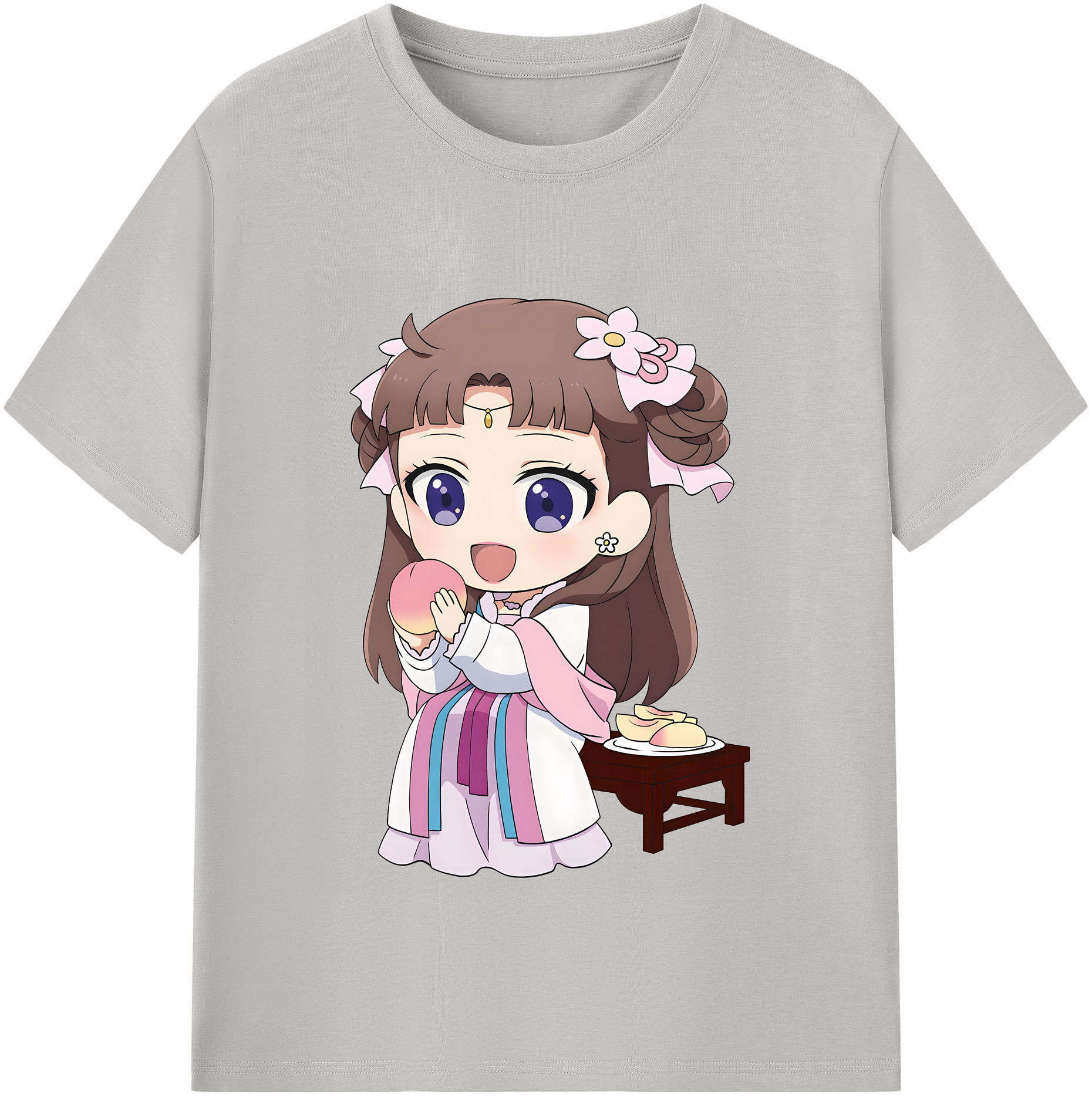 （画像用） 薬屋のひとりごと The Apothecary Diaries レディースカジュアルプリントTシャツ（綿100％）