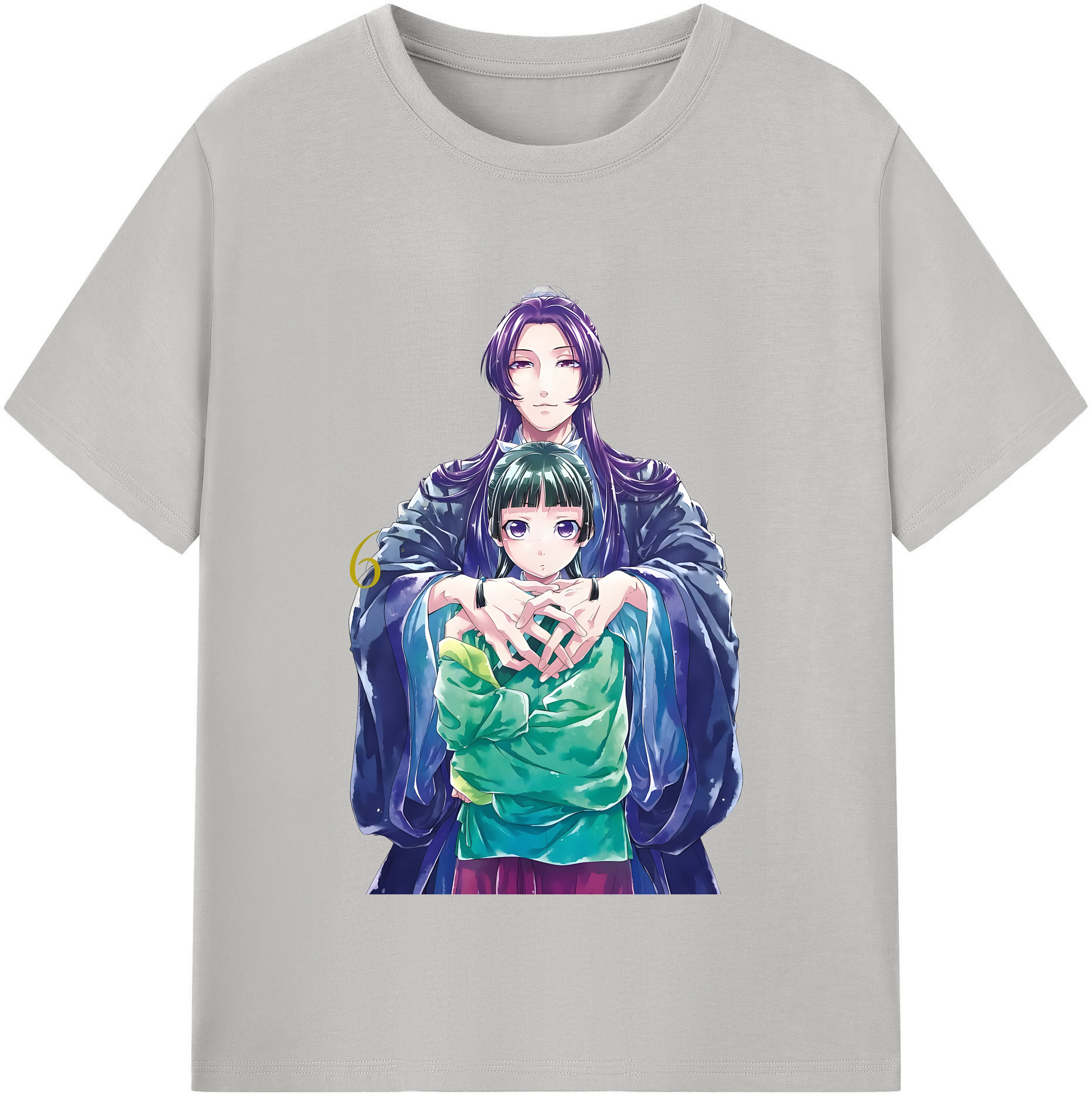 （画像用） 薬屋のひとりごと The Apothecary Diaries レディースカジュアルプリントTシャツ（綿100％）