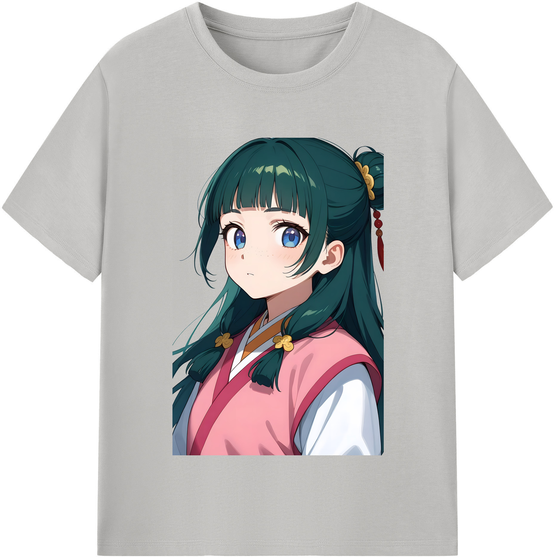 （画像用） 薬屋のひとりごと The Apothecary Diaries レディースカジュアルプリントTシャツ（綿100％）