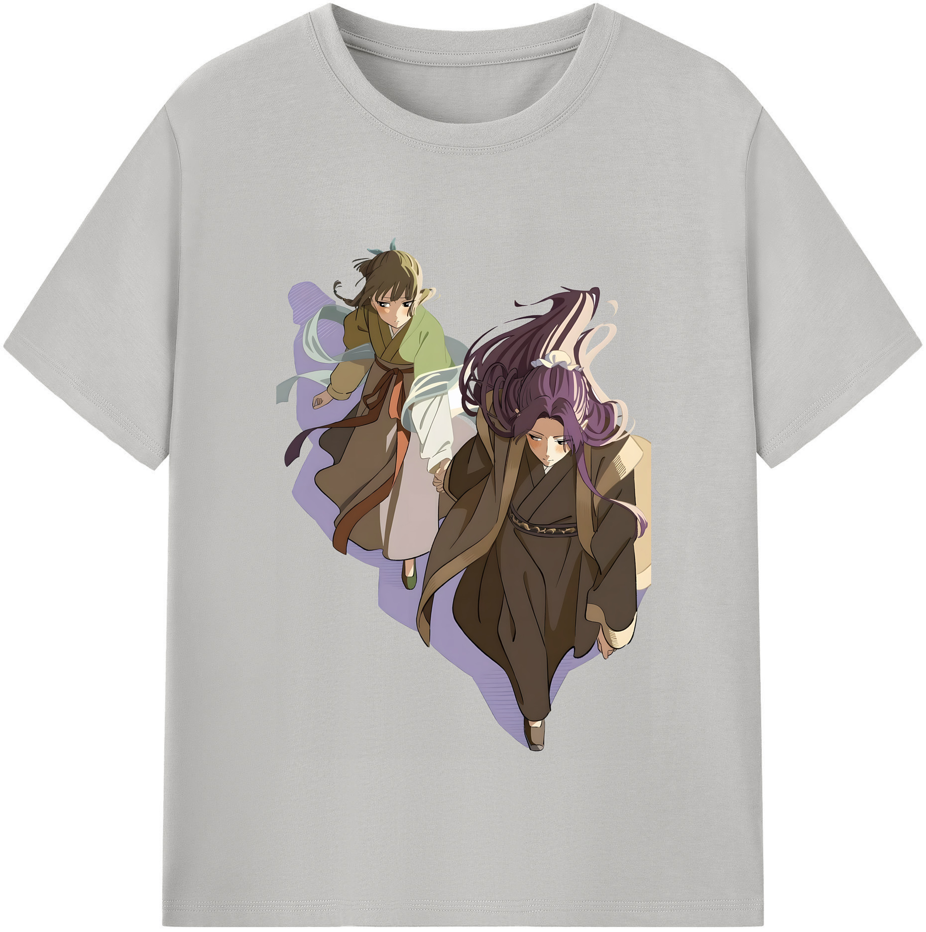 （画像用） 薬屋のひとりごと The Apothecary Diaries レディースカジュアルプリントTシャツ（綿100％）