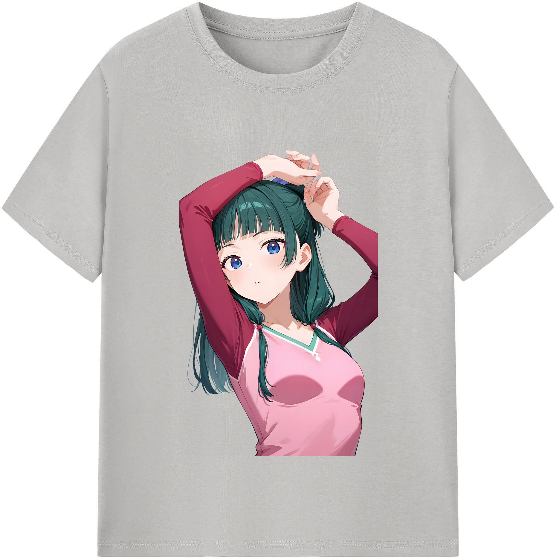 （画像用） 薬屋のひとりごと The Apothecary Diaries レディースカジュアルプリントTシャツ（綿100％）