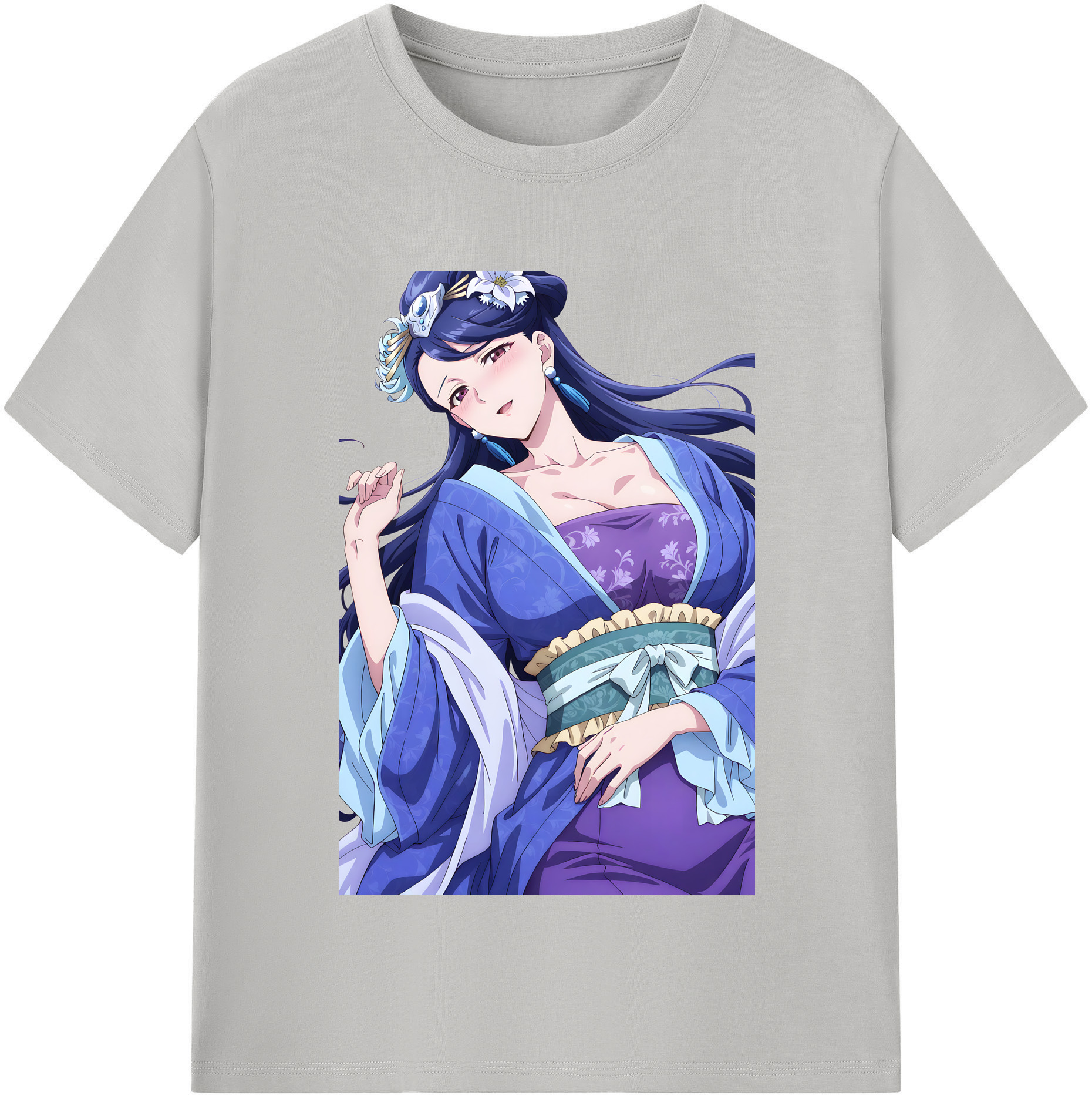 （画像用） 薬屋のひとりごと The Apothecary Diaries レディースカジュアルプリントTシャツ（綿100％）