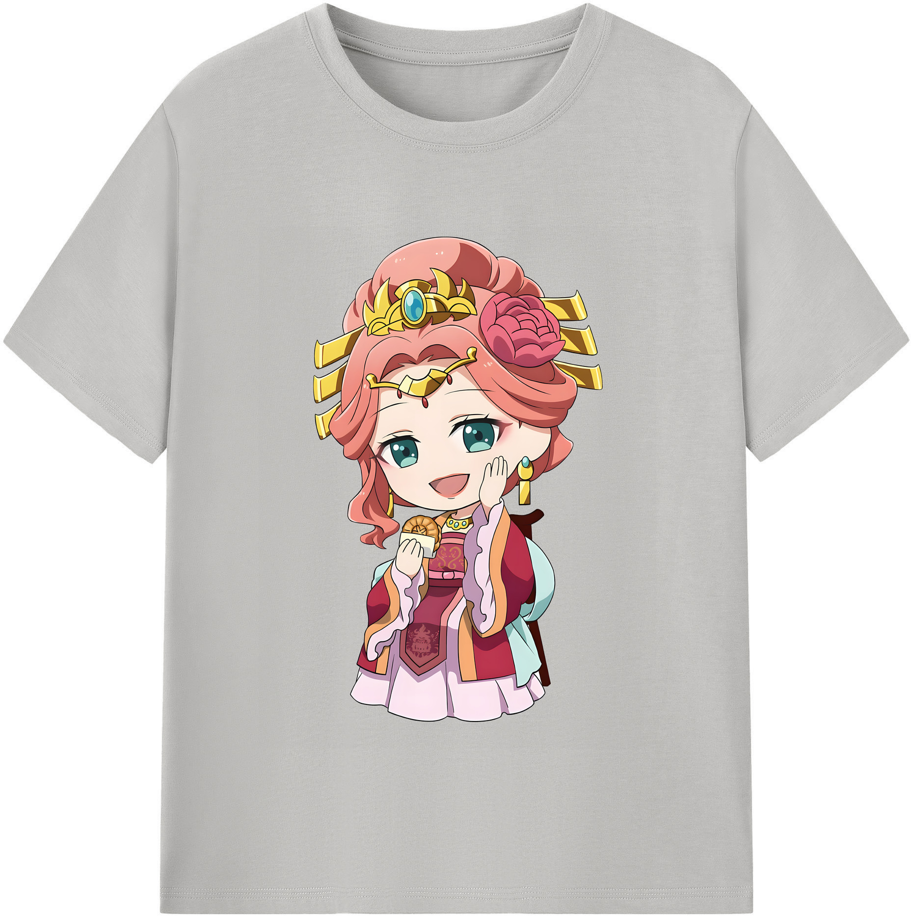 （画像用） 薬屋のひとりごと The Apothecary Diaries レディースカジュアルプリントTシャツ（綿100％）