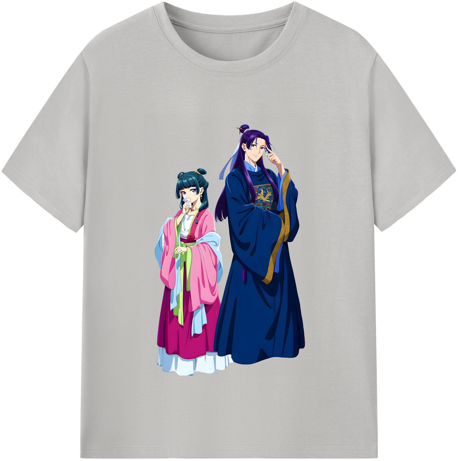 （画像用） 薬屋のひとりごと The Apothecary Diaries レディースカジュアルプリントTシャツ（綿100％）