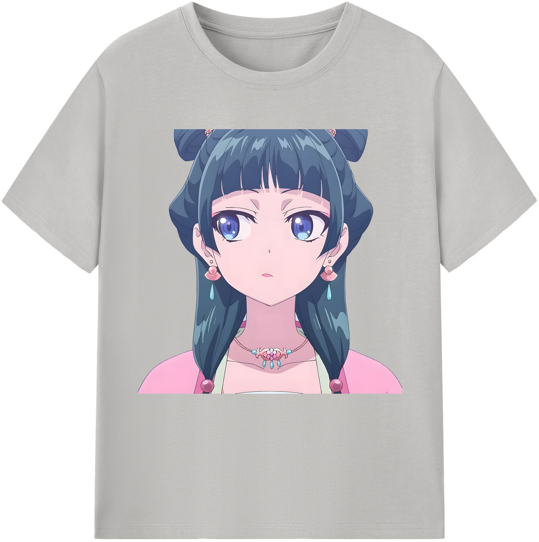 （画像用） 薬屋のひとりごと The Apothecary Diaries レディースカジュアルプリントTシャツ（綿100％）