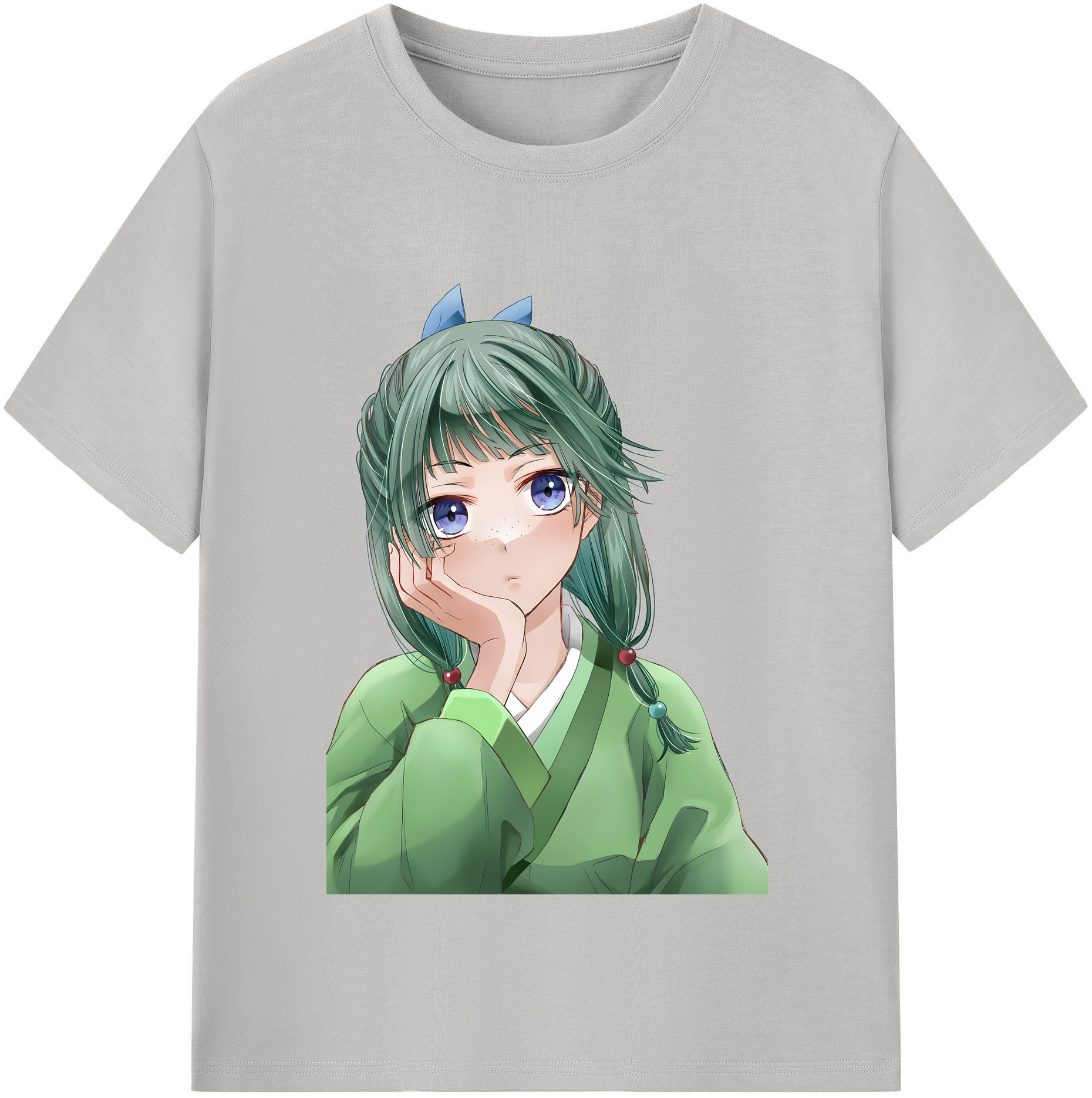 （画像用） 薬屋のひとりごと The Apothecary Diaries レディースカジュアルプリントTシャツ（綿100％）