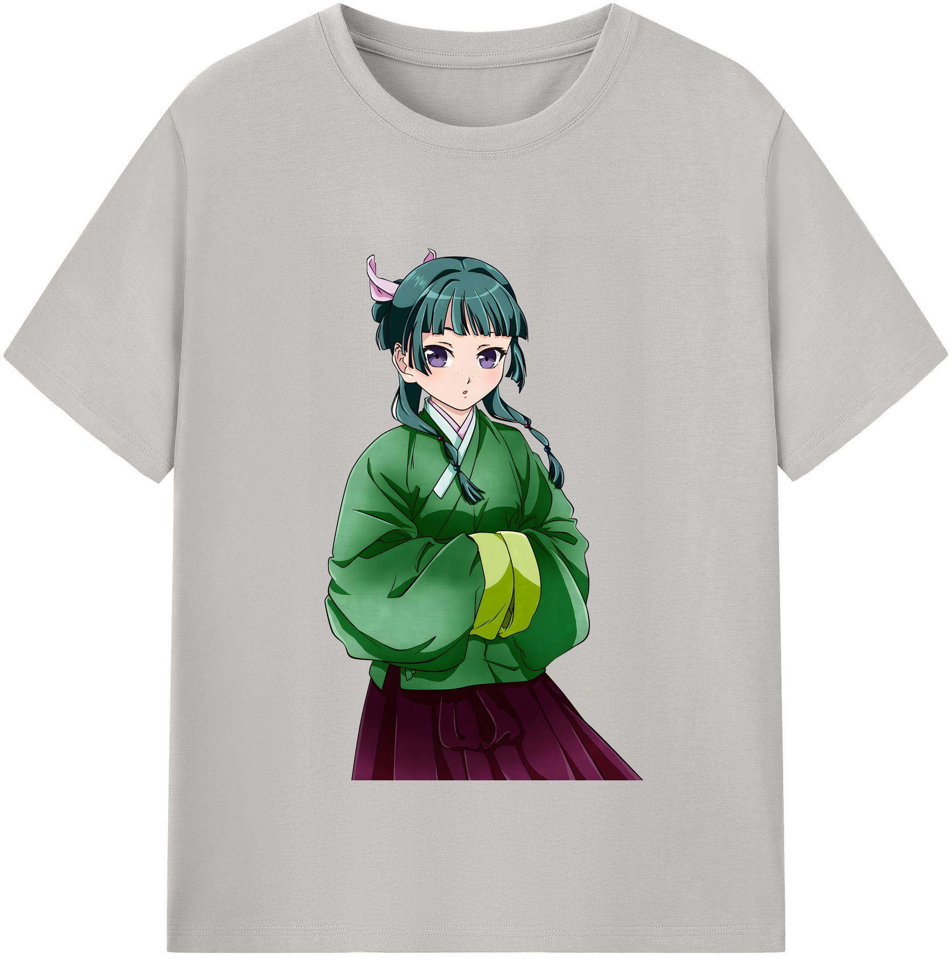 （画像用） 薬屋のひとりごと The Apothecary Diaries レディースカジュアルプリントTシャツ（綿100％）