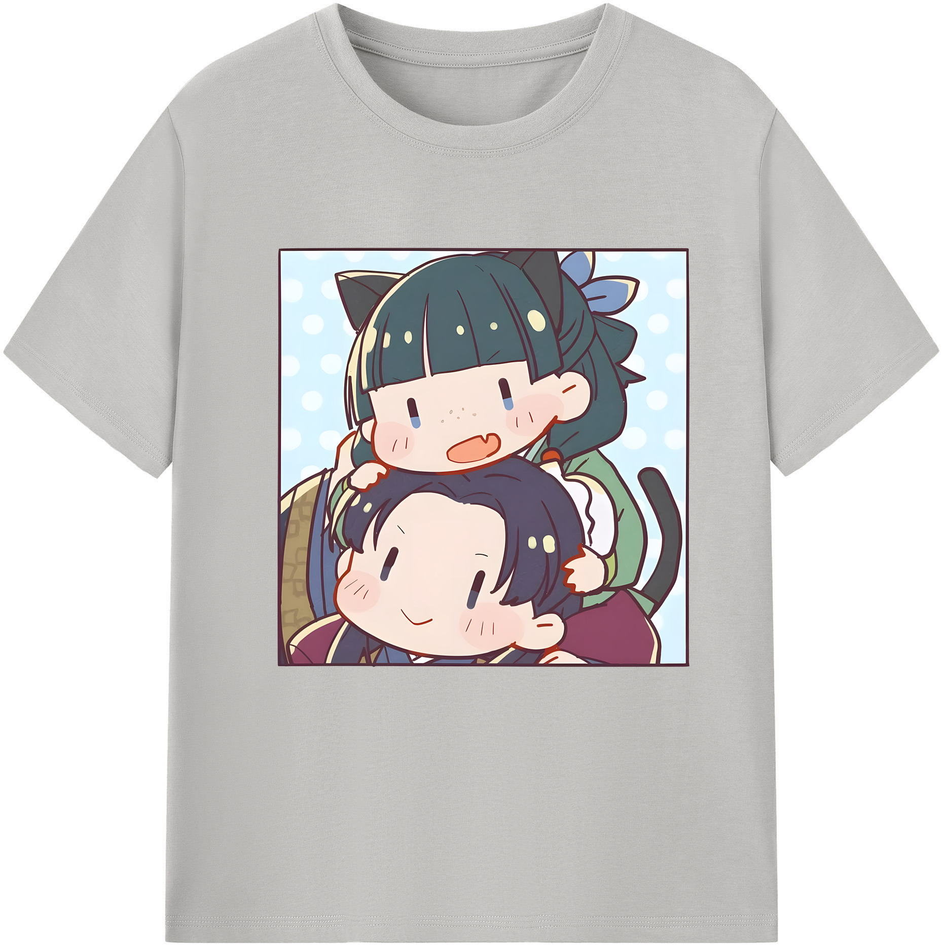 （画像用） 薬屋のひとりごと The Apothecary Diaries レディースカジュアルプリントTシャツ（綿100％）
