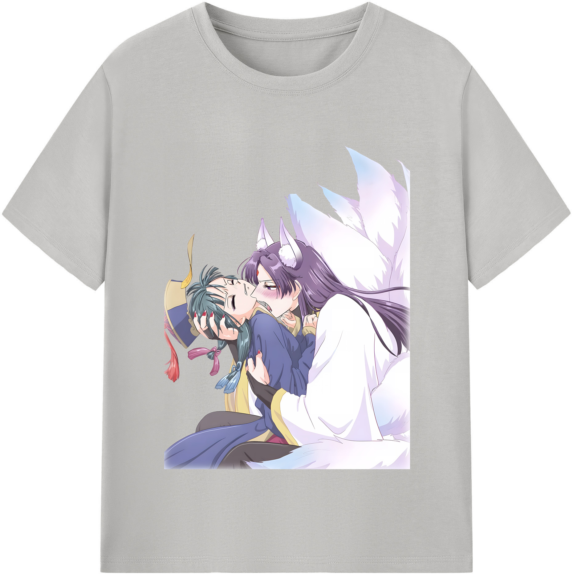 （画像用） 薬屋のひとりごと The Apothecary Diaries レディースカジュアルプリントTシャツ（綿100％）