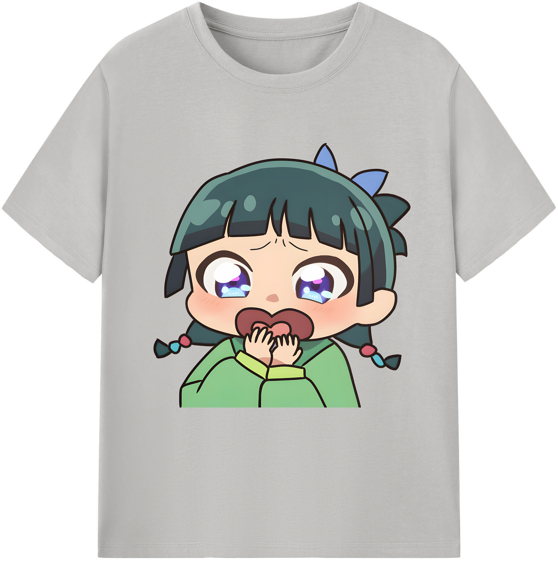 （画像用） 薬屋のひとりごと The Apothecary Diaries レディースカジュアルプリントTシャツ（綿100％）