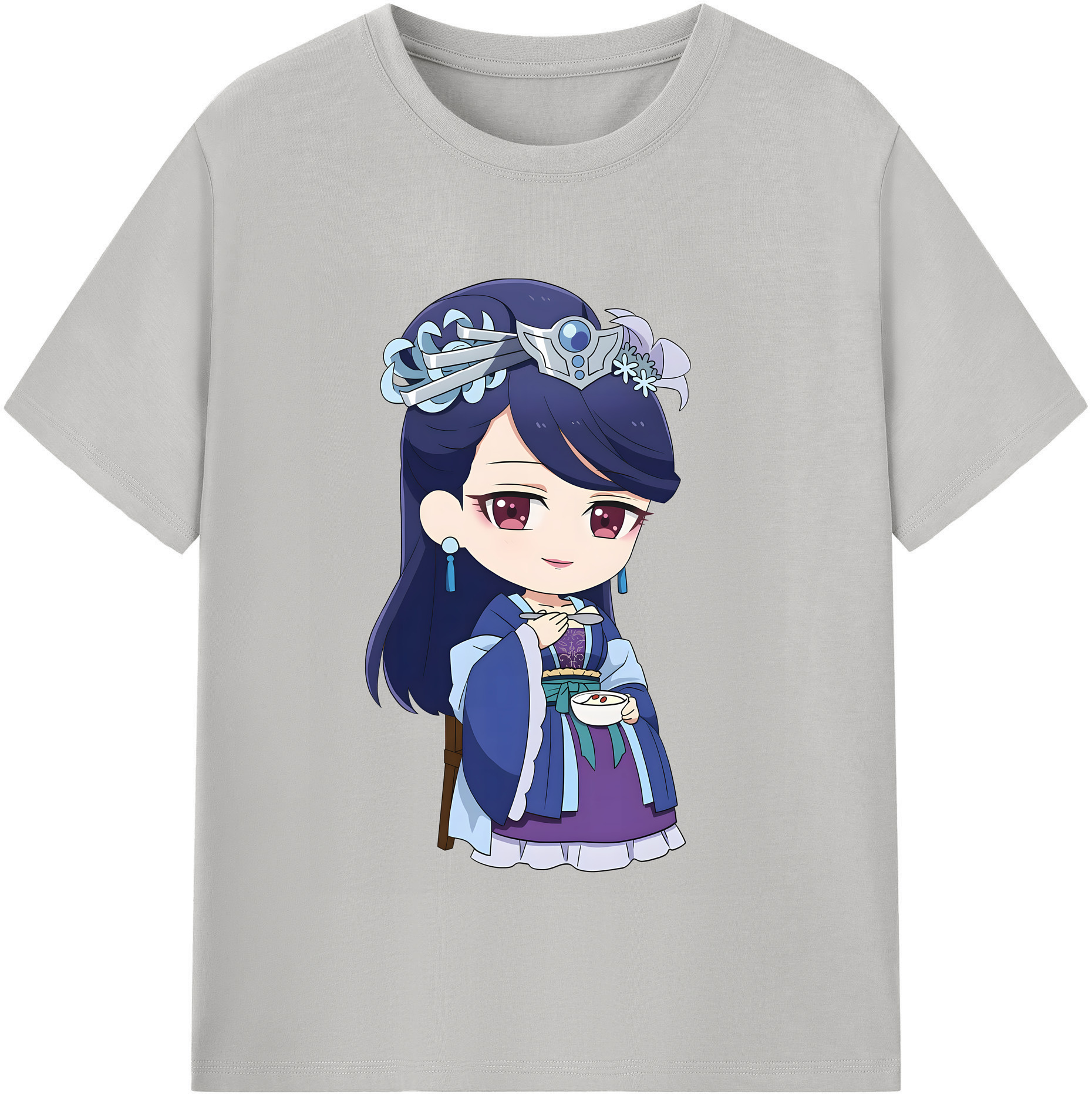 （画像用） 薬屋のひとりごと The Apothecary Diaries レディースカジュアルプリントTシャツ（綿100％）