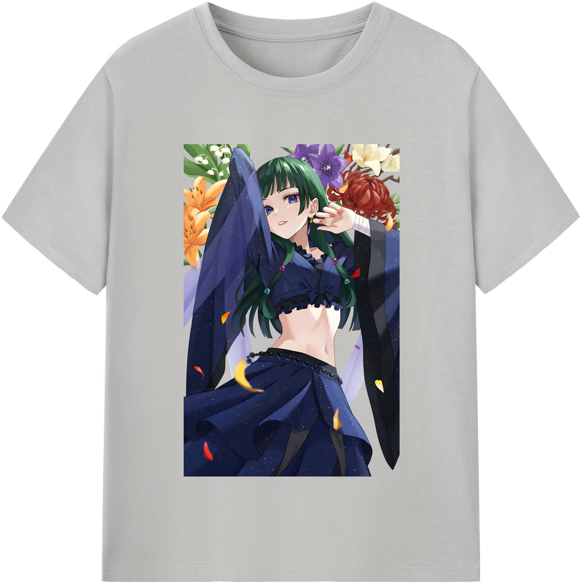 （画像用） 薬屋のひとりごと The Apothecary Diaries レディースカジュアルプリントTシャツ（綿100％）