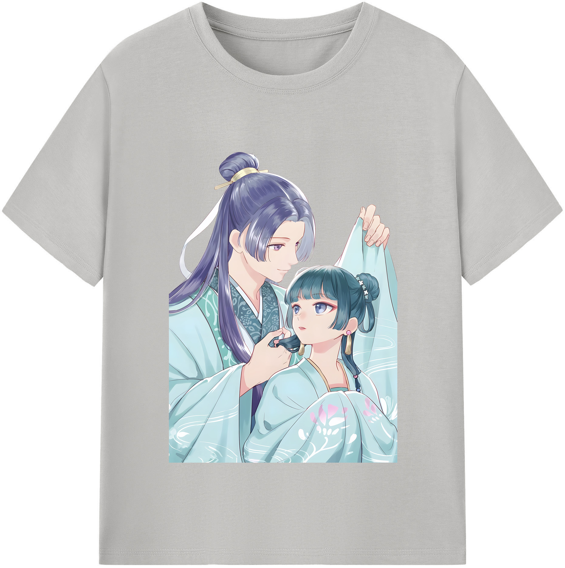 （画像用） 薬屋のひとりごと The Apothecary Diaries レディースカジュアルプリントTシャツ（綿100％）