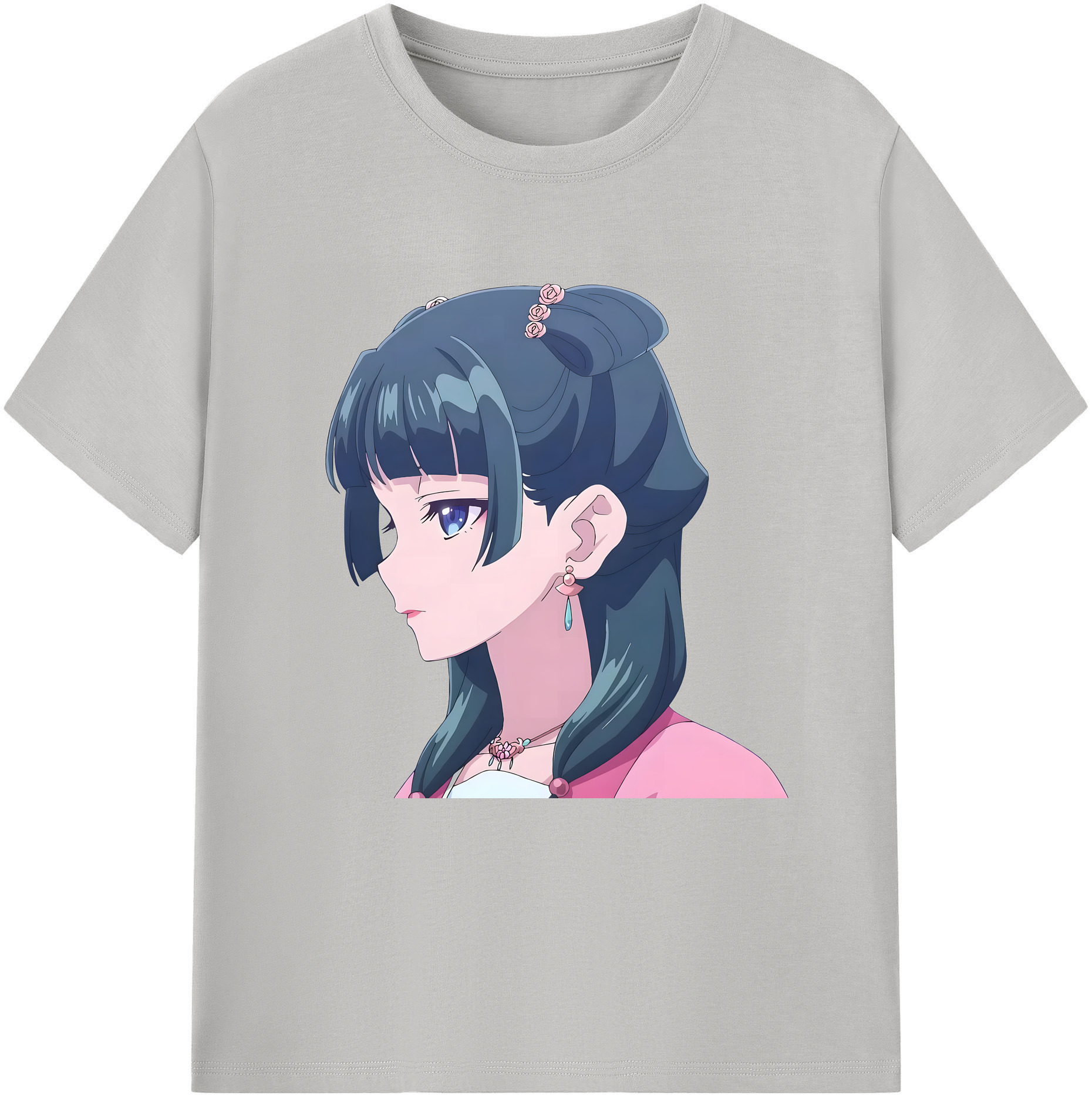 （画像用） 薬屋のひとりごと The Apothecary Diaries レディースカジュアルプリントTシャツ（綿100％）