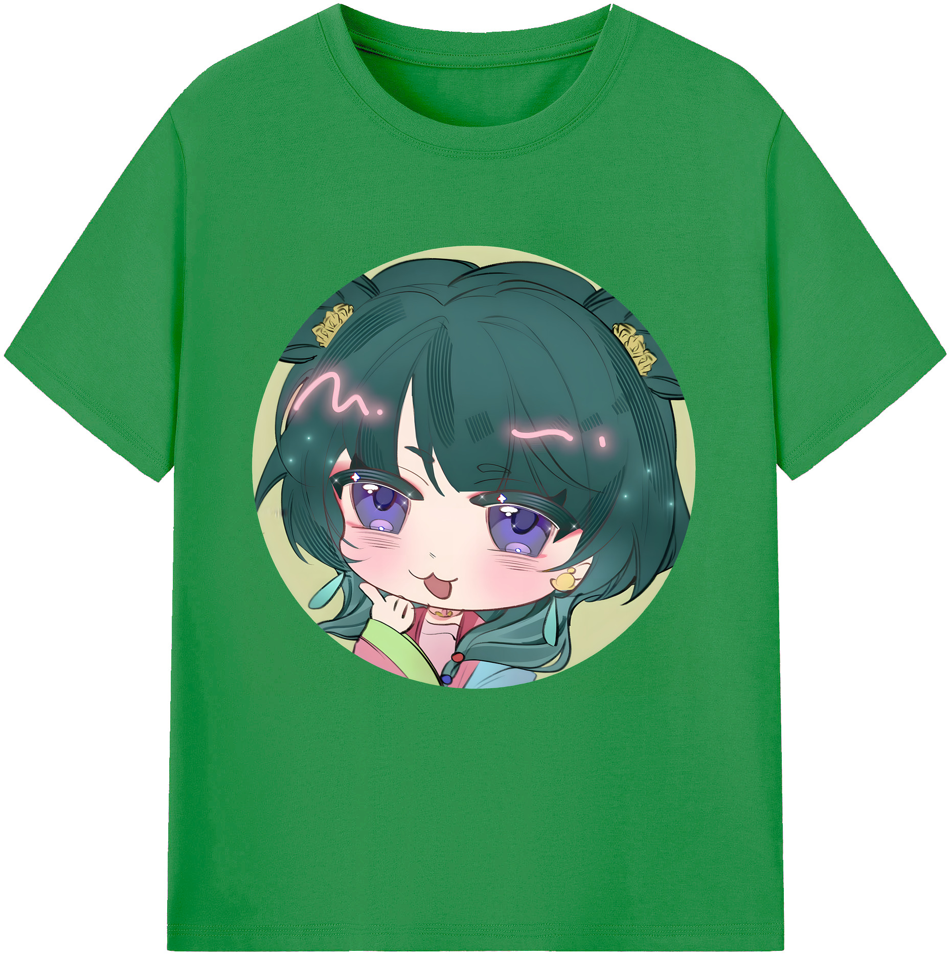 （画像用） 薬屋のひとりごと The Apothecary Diaries レディースカジュアルプリントTシャツ（綿100％）