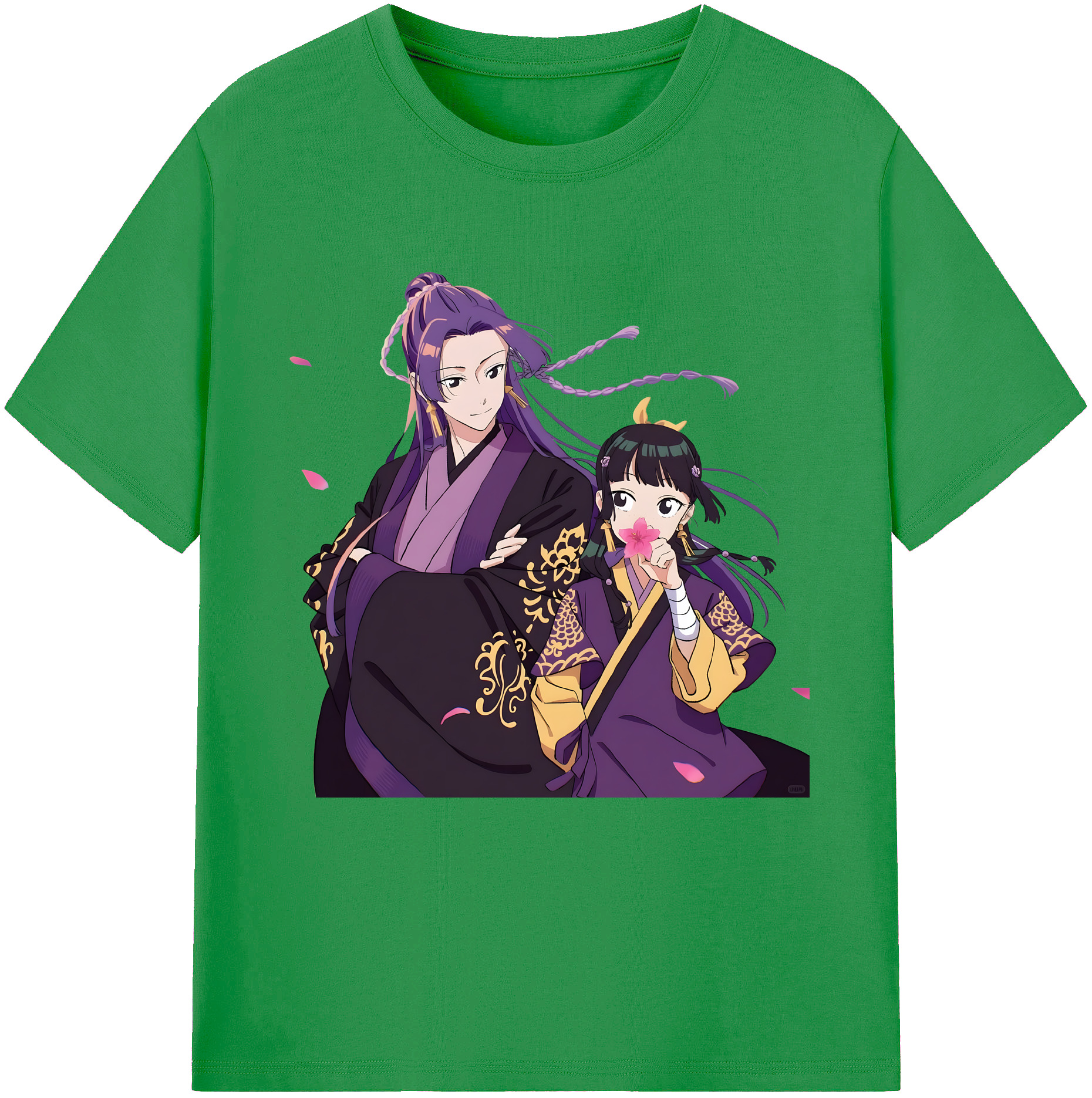 （画像用） 薬屋のひとりごと The Apothecary Diaries レディースカジュアルプリントTシャツ（綿100％）