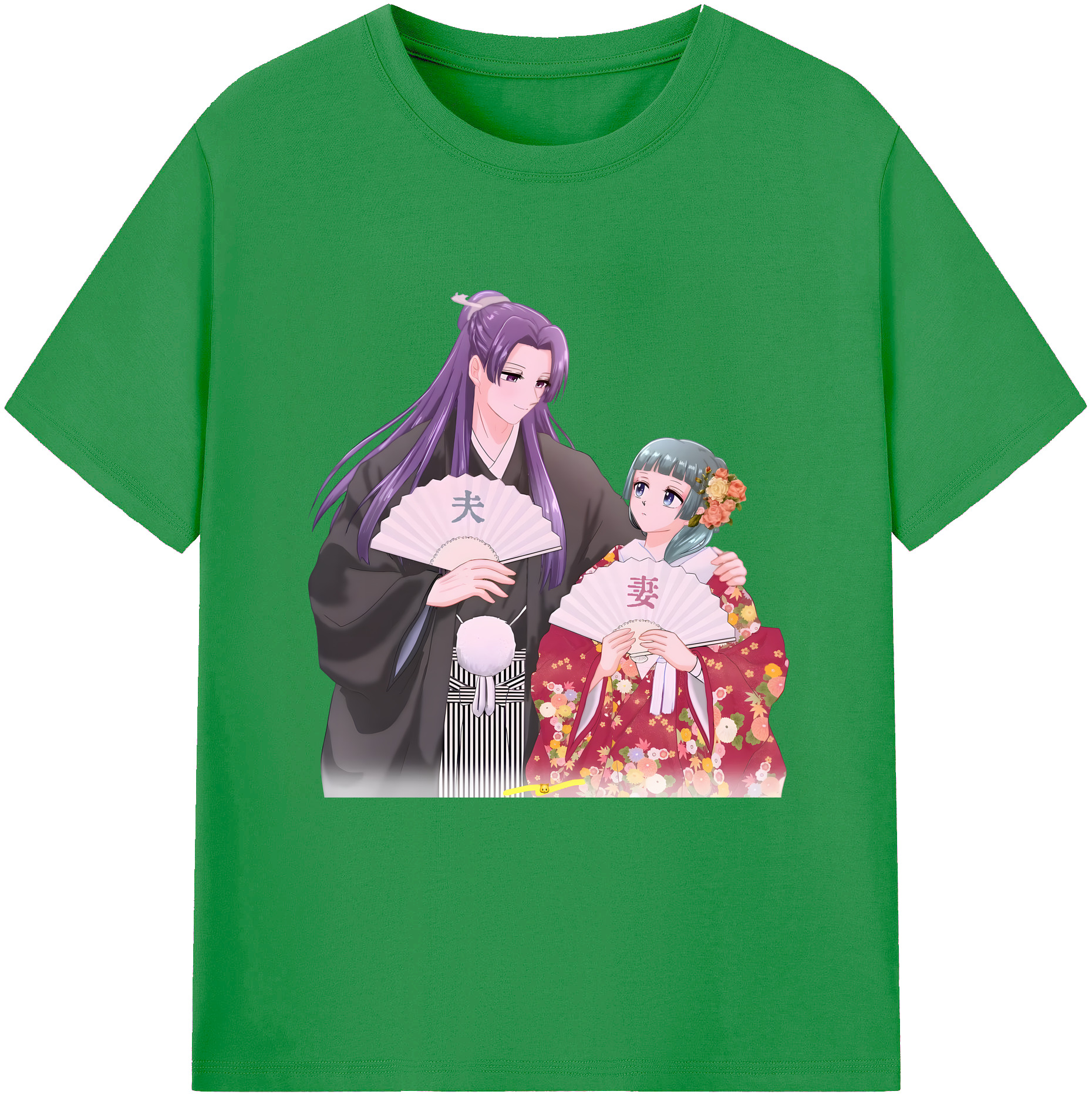 （画像用） 薬屋のひとりごと The Apothecary Diaries レディースカジュアルプリントTシャツ（綿100％）