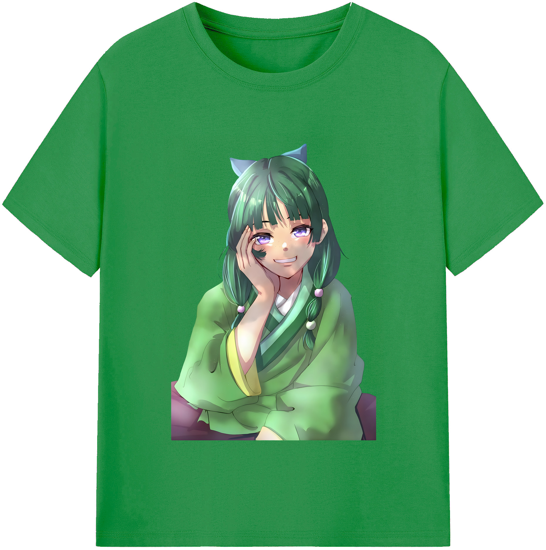 （画像用） 薬屋のひとりごと The Apothecary Diaries レディースカジュアルプリントTシャツ（綿100％）