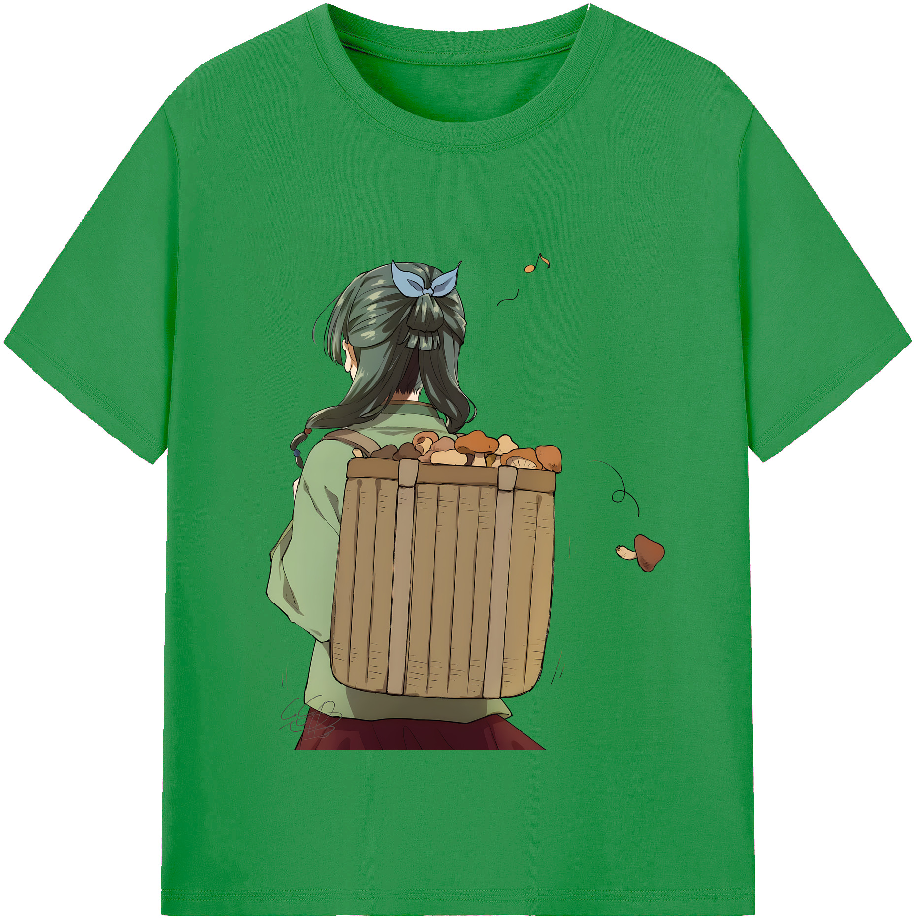 （画像用） 薬屋のひとりごと The Apothecary Diaries レディースカジュアルプリントTシャツ（綿100％）