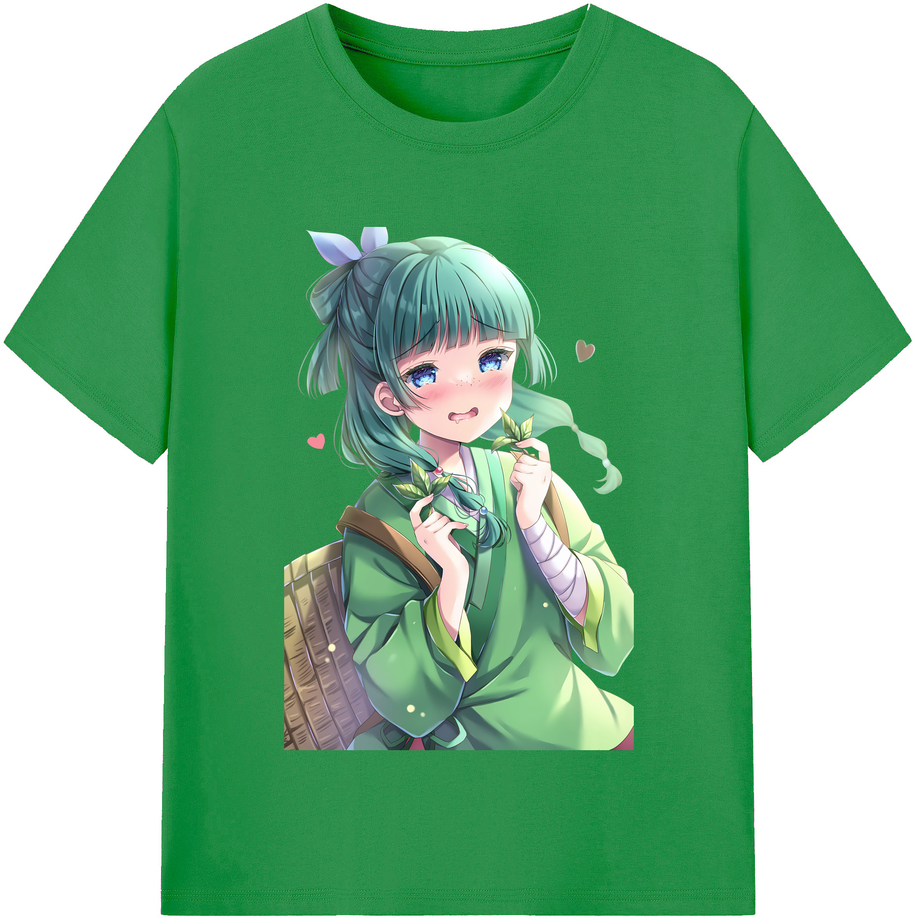 （画像用） 薬屋のひとりごと The Apothecary Diaries レディースカジュアルプリントTシャツ（綿100％）