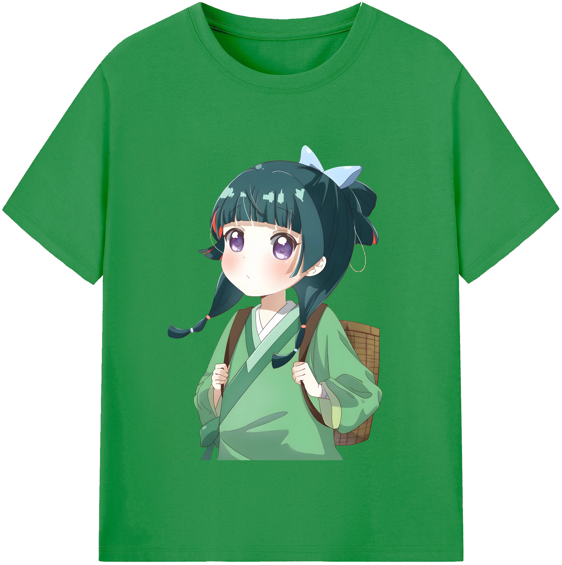 （画像用） 薬屋のひとりごと The Apothecary Diaries レディースカジュアルプリントTシャツ（綿100％）